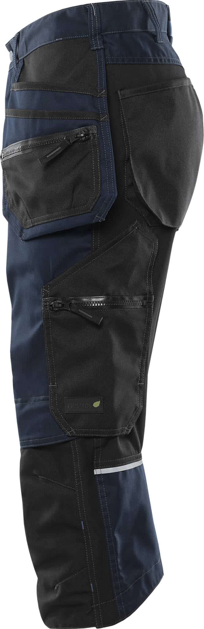 Handwerker-Stretch-3/4-Hose 2903 GWM Handwerker-Stretch-3/4-Hose 2903 GWM von Fristads in Dunkel Marineblau, Seitenansicht