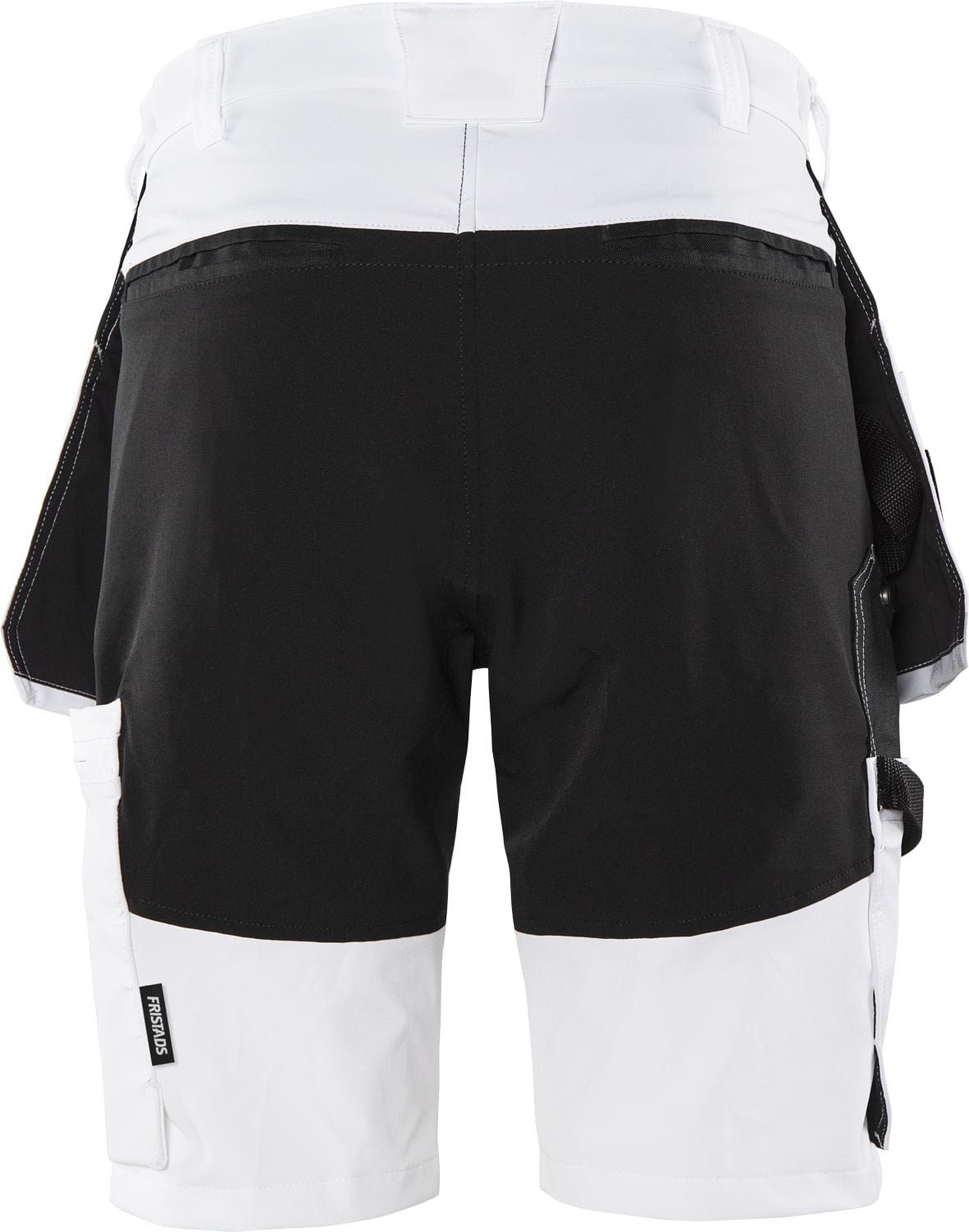 Handwerker-Stretch-Shorts 2762 LWS Handwerker-Stretch-Shorts 2762 LWS von Fristads in Weiß/Schwarz, Rückansicht