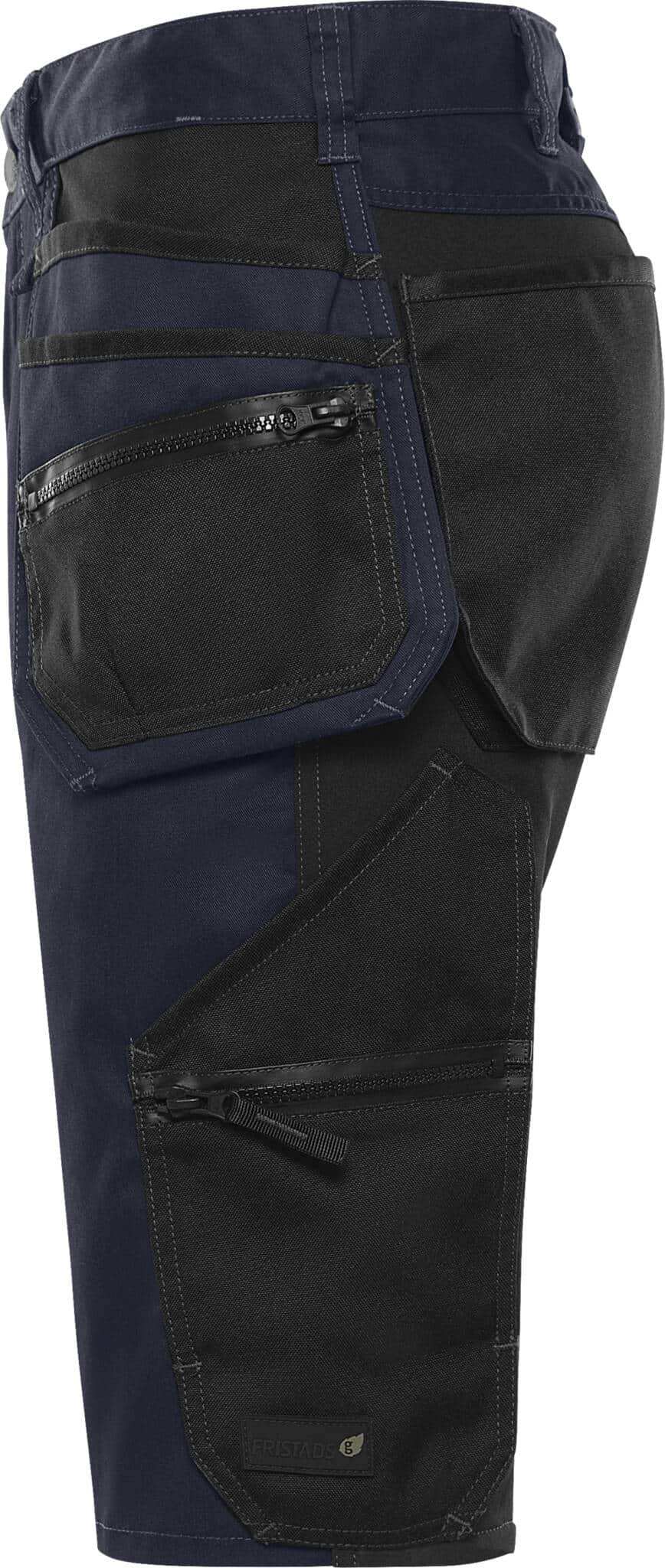 Handwerker Stretch-Shorts Damen 2904 GWM Handwerker Stretch-Shorts Damen 2904 GWM von Fristads in Dunkel Marineblau, Seitenansicht