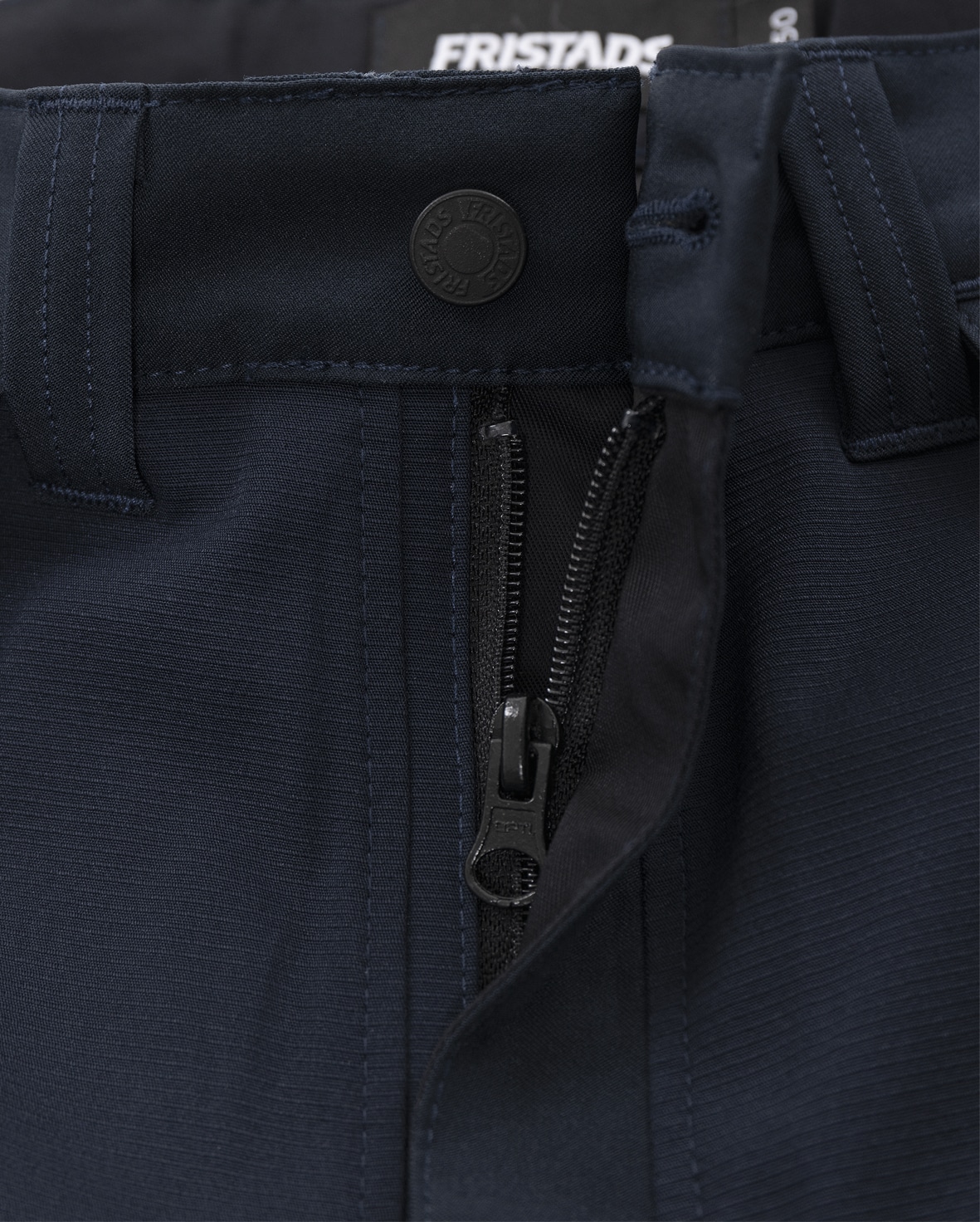 Handwerker-Stretchhose 2596 LWS Handwerker-Stretchhose 2596 LWS von Fristads, Detail Bund mit verdecktem Knopf