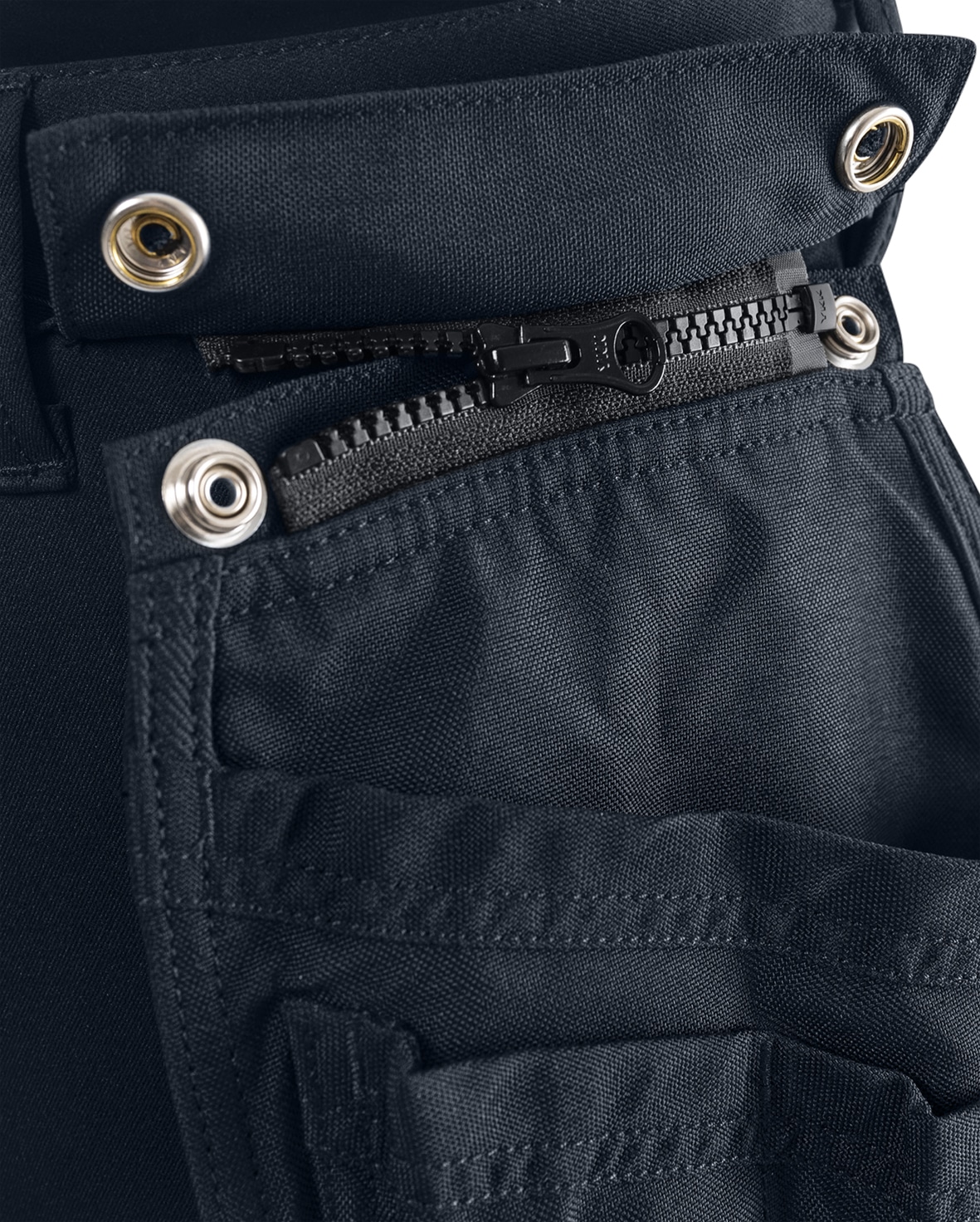 Handwerker Stretchhose 2830 GSTT Handwerker Stretchhose 2830 GSTT von Fristads, Detail Befestigung der abnehmbaren Hängetasche