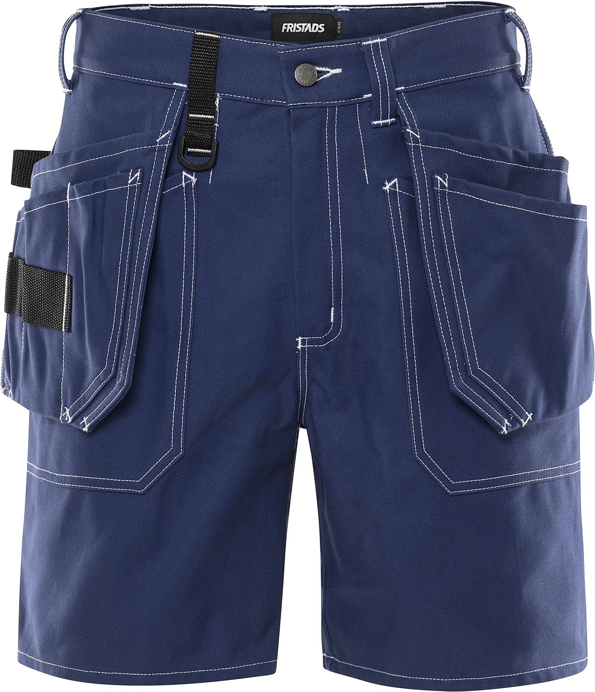 Handwerkershorts 275 FAS von Fristads in Blau, Vorderansicht Handwerkershorts 275 FAS