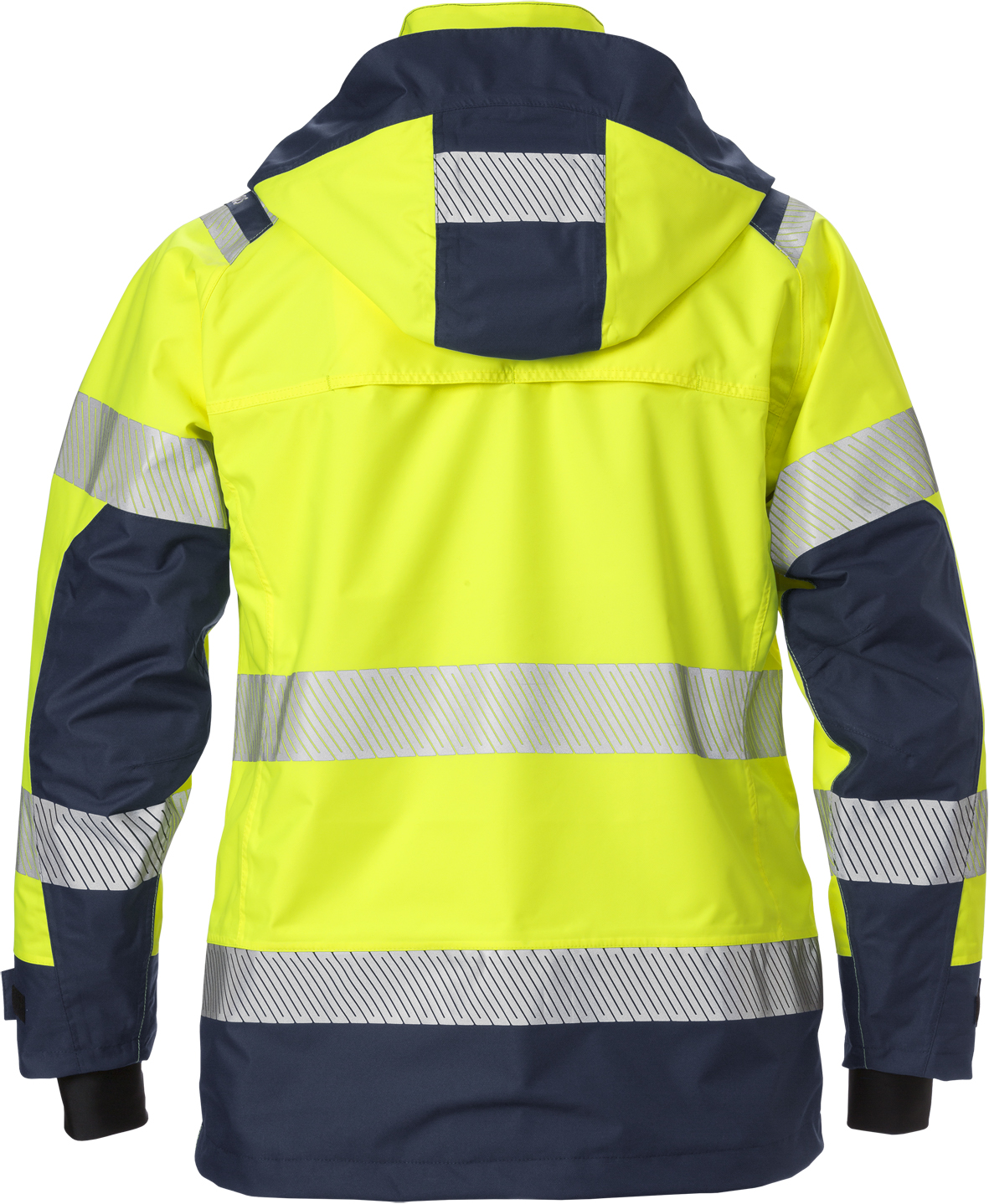 High Vis Airtech® Außenjacke Damen Kl. 3 4518 GTT High Vis Airtech® Außenjacke Damen Kl. 3 4518 GTT von Fristads in Warnschutz-Gelb/Marine, Rückansicht