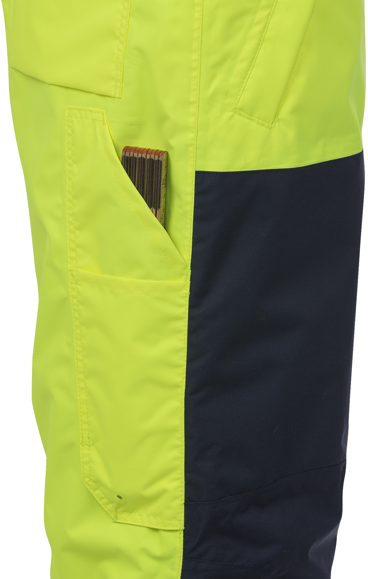 High Vis Airtech® Winterhose Kl. 2 2035 GTT High Vis Airtech® Winterhose Kl. 2 2035 GTT von Fristads, Detail Zollstocktasche