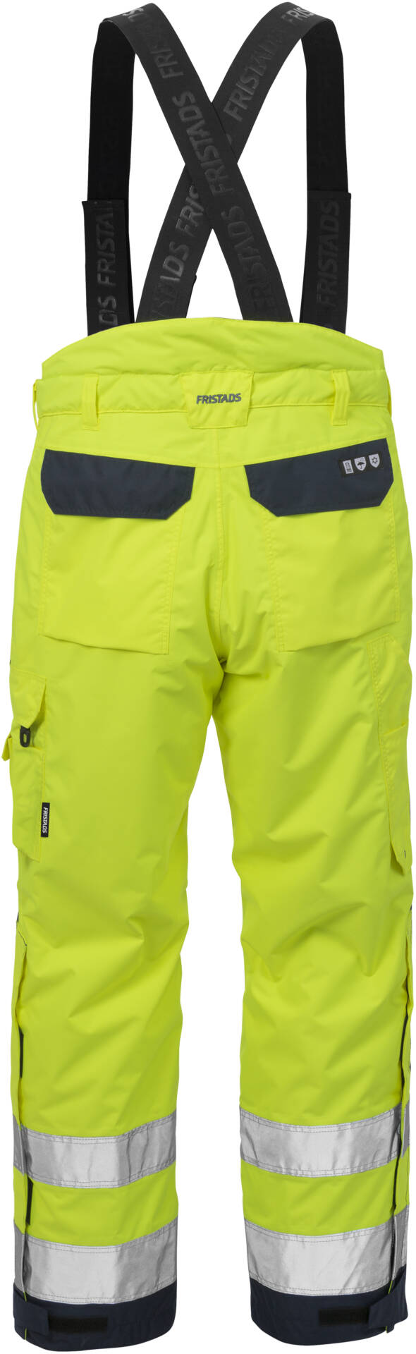 High Vis Airtech® Winterhose Kl. 2 2035 GTT High Vis Airtech® Winterhose Kl. 2 2035 GTT von Fristads in Warnschutz-Gelb/Marine, Rückansicht