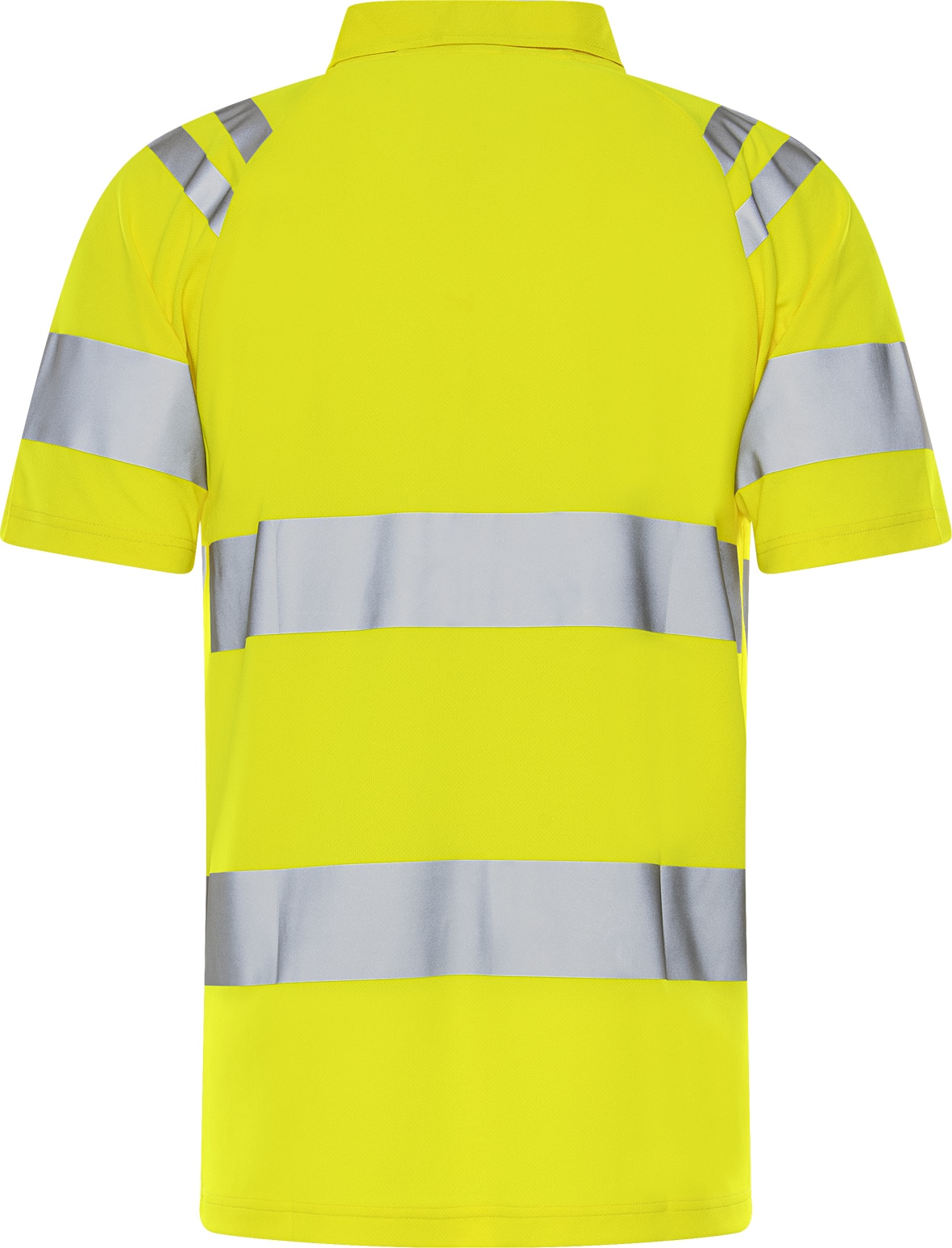 High Vis Green Funktions-Poloshirt Kl. 3 7861 GPST High Vis Green Funktions-Poloshirt Kl. 3 7861 GPST von Fristads in Warnschutz-Gelb, Rückansicht