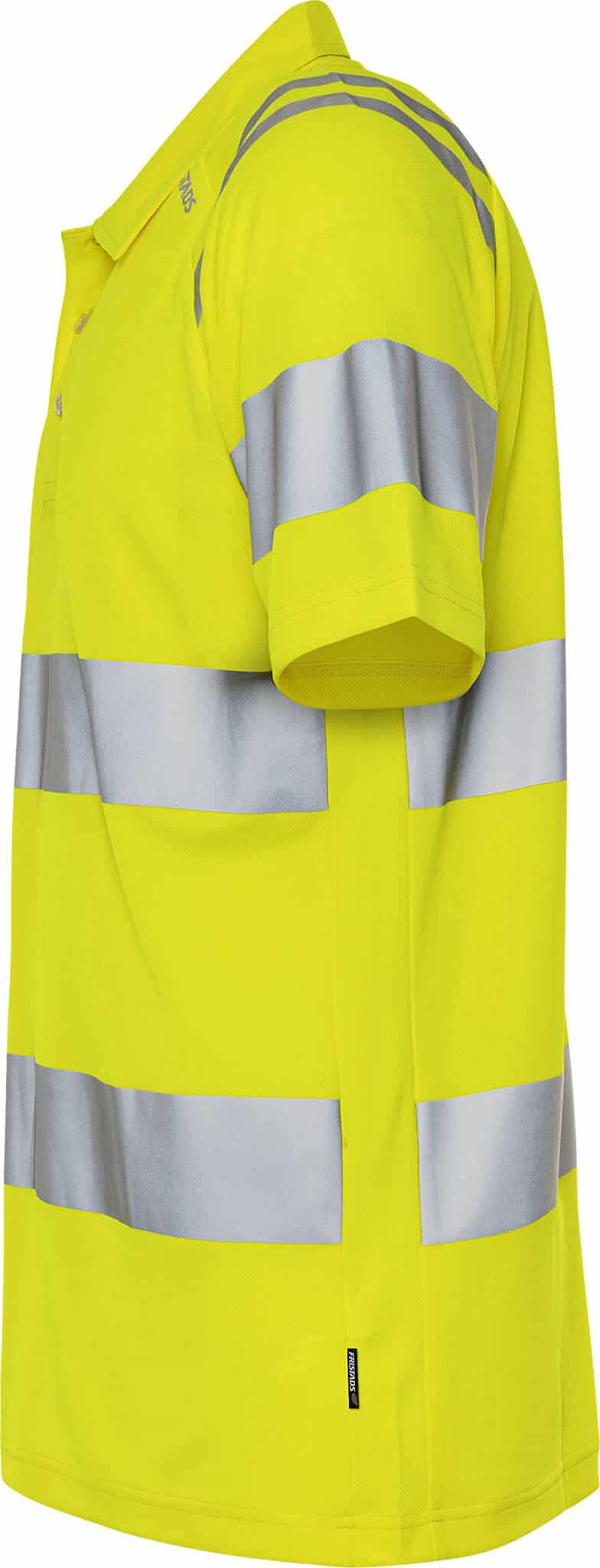 High Vis Green Funktions-Poloshirt Kl. 3 7861 GPST High Vis Green Funktions-Poloshirt Kl. 3 7861 GPST von Fristads in Warnschutz-Gelb, Seitenansicht