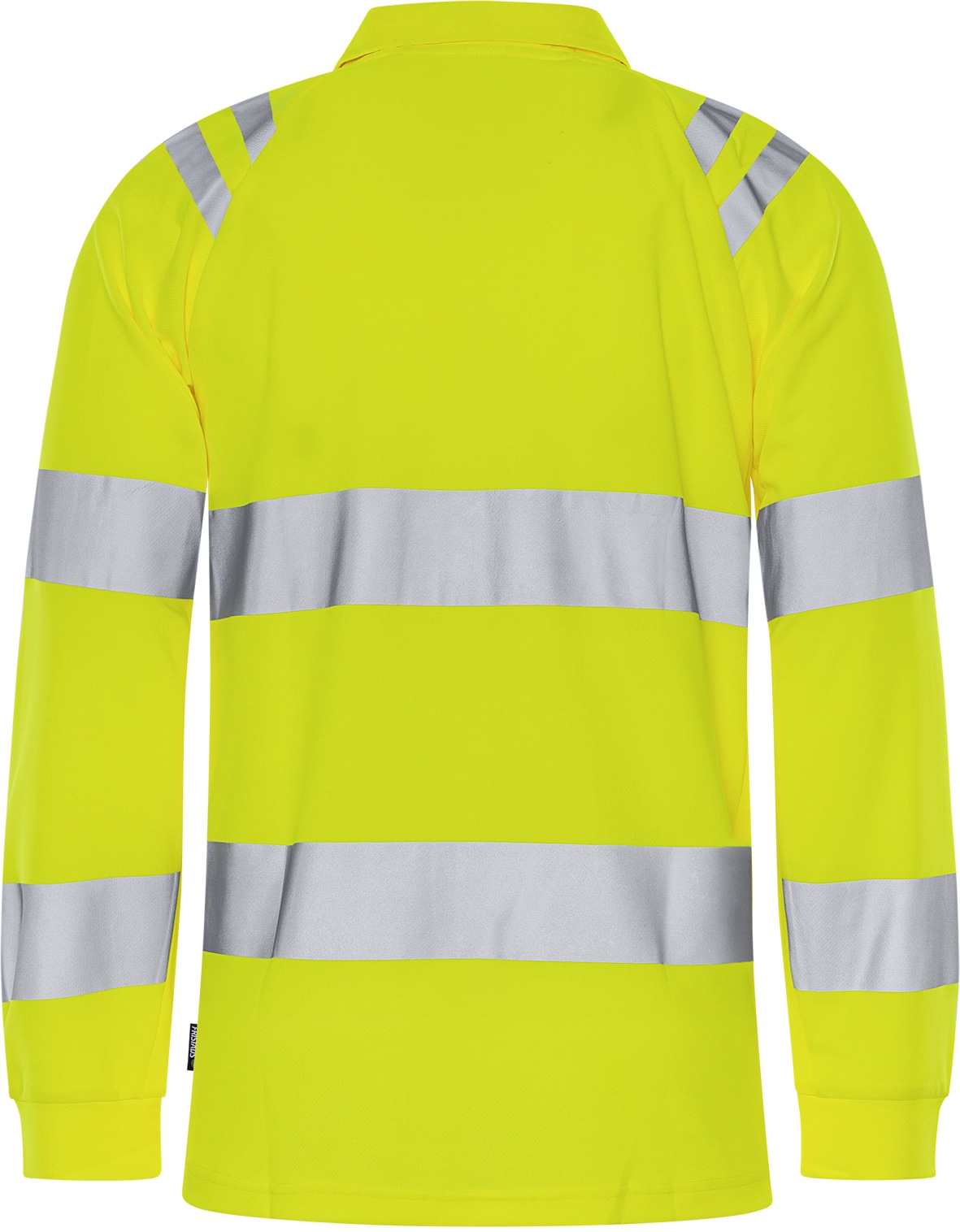High Vis Green Funktions-Poloshirt Langarm Kl. 3 7864 GPST High Vis Green Funktions-Poloshirt Langarm Kl. 3 7864 GPST von Fristads in Warnschutz-Gelb, Rückansicht