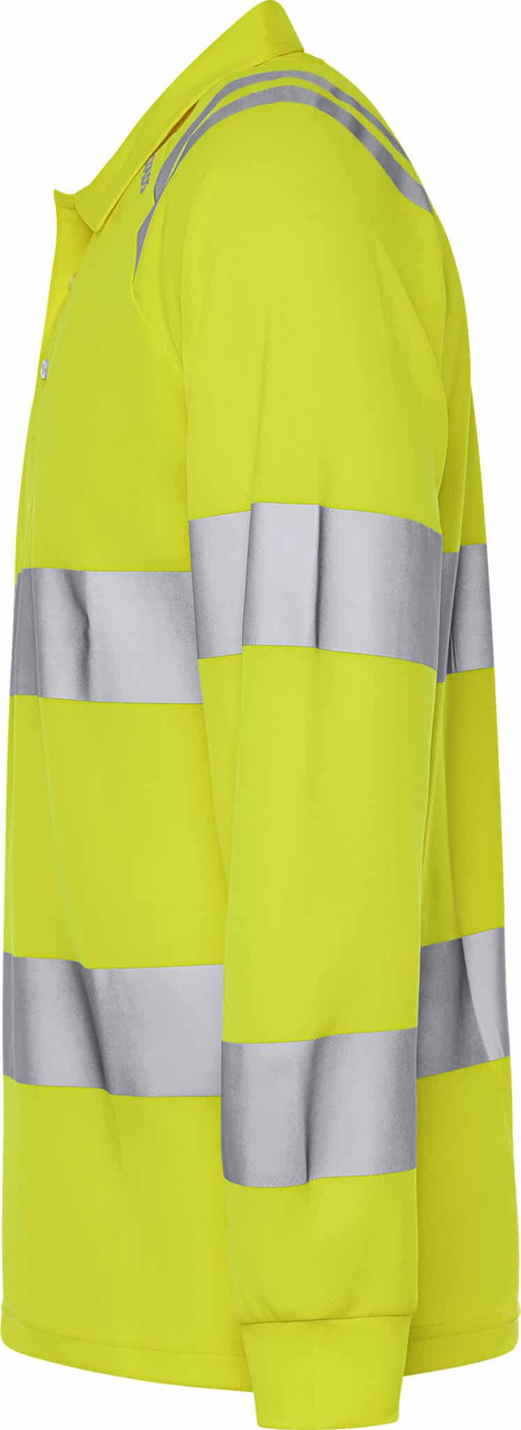 High Vis Green Funktions-Poloshirt Langarm Kl. 3 7864 GPST High Vis Green Funktions-Poloshirt Langarm Kl. 3 7864 GPST von Fristads in Warnschutz-Gelb, Seitenansicht