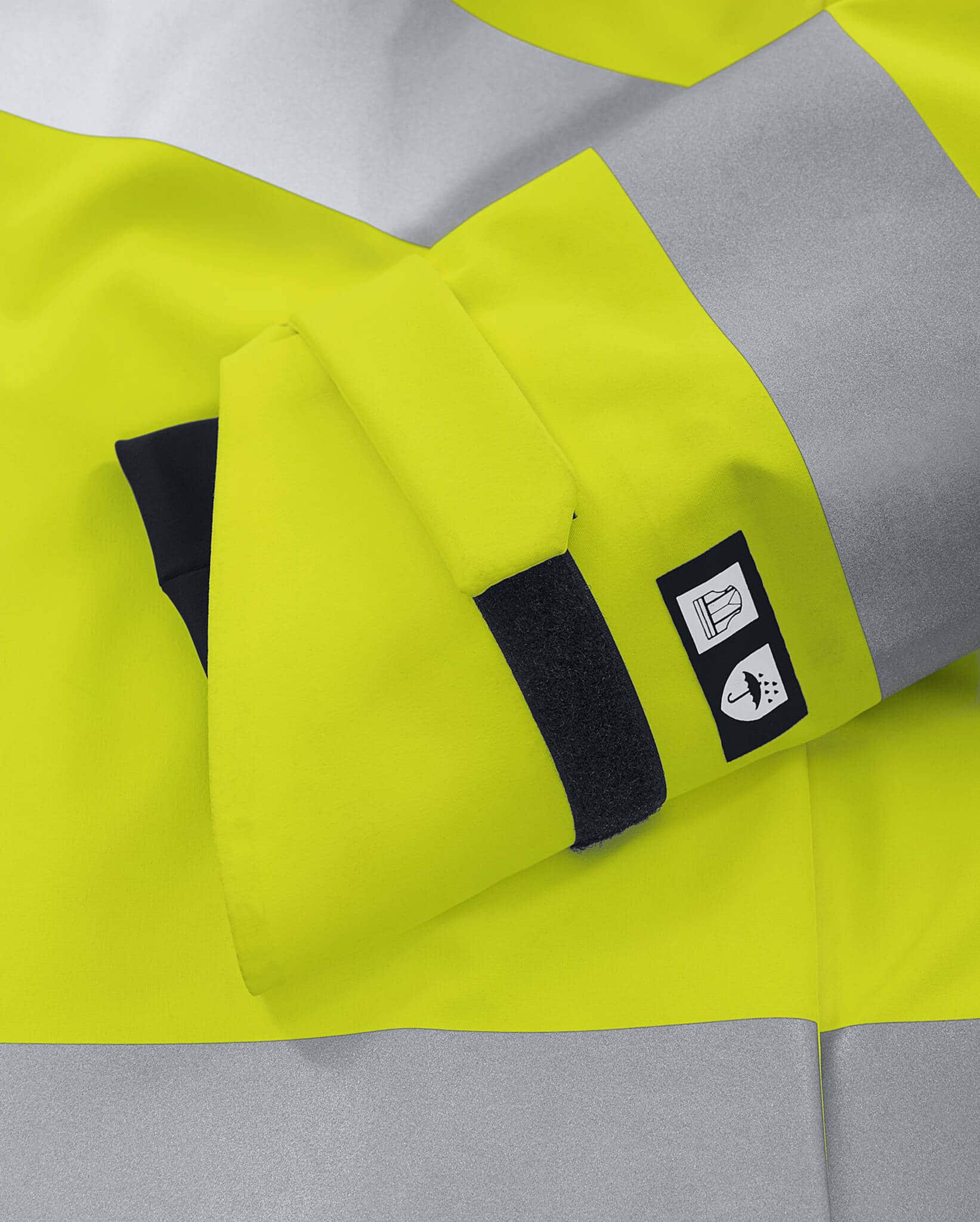 High Vis Green Funktionsjacke Kl. 3 4680 GLPS High Vis Green Funktionsjacke Kl. 3 4680 GLPS von Fristads, Detail verstellbarer Ärmelabschluss