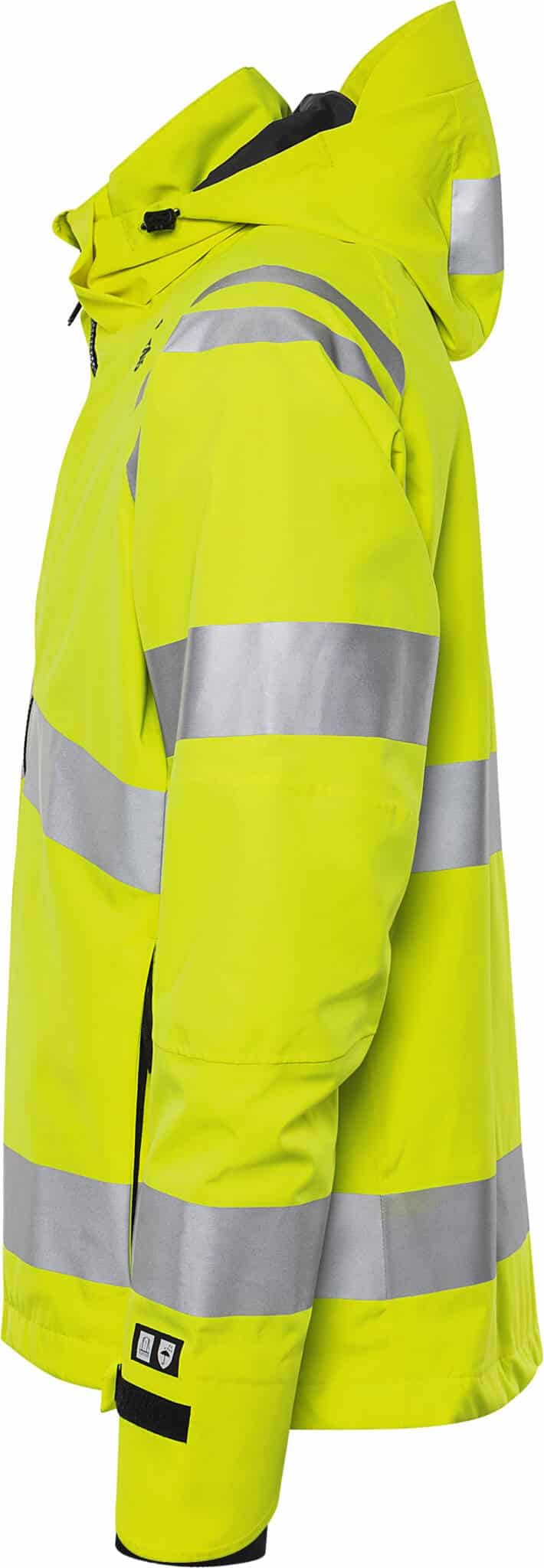 High Vis Green Funktionsjacke Kl. 3 4680 GLPS High Vis Green Funktionsjacke Kl. 3 4680 GLPS von Fristads in Warnschutz-Gelb, Seitenansicht