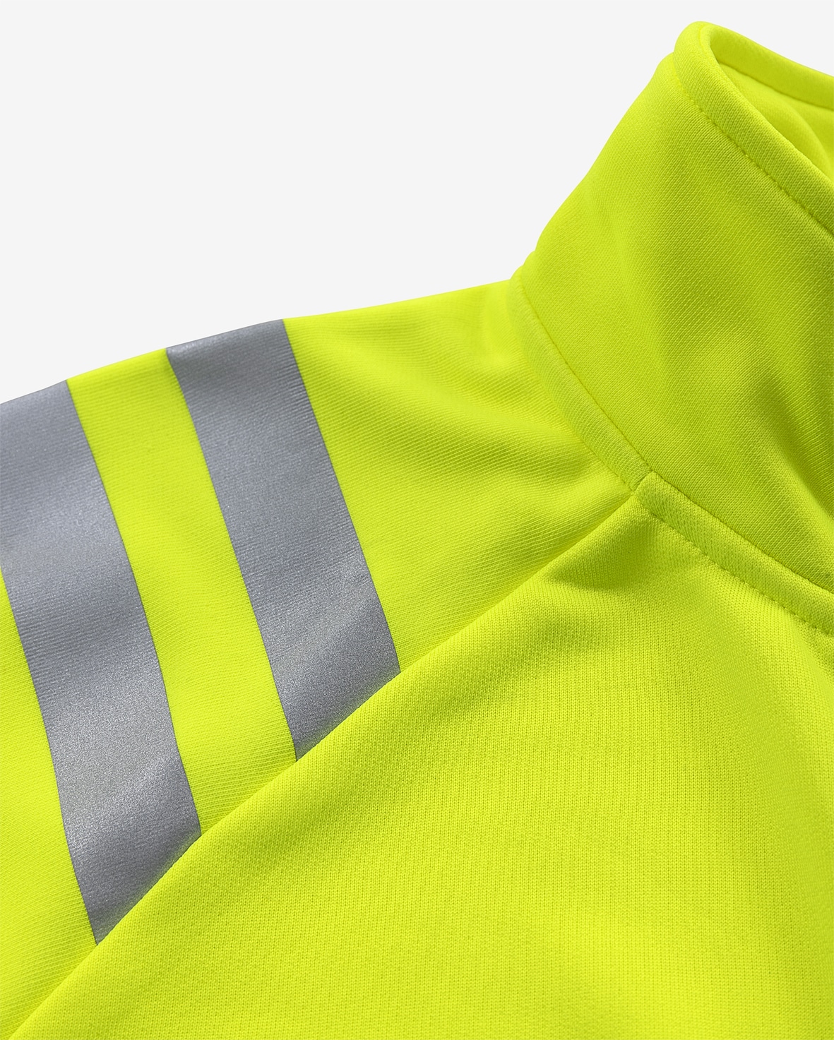 High Vis Green Sweatjacke Kl. 3 7863 GPSW High Vis Green Sweatjacke Kl. 3 7863 GPSW von Fristads, Detail Stehkragen und Raglanärmel