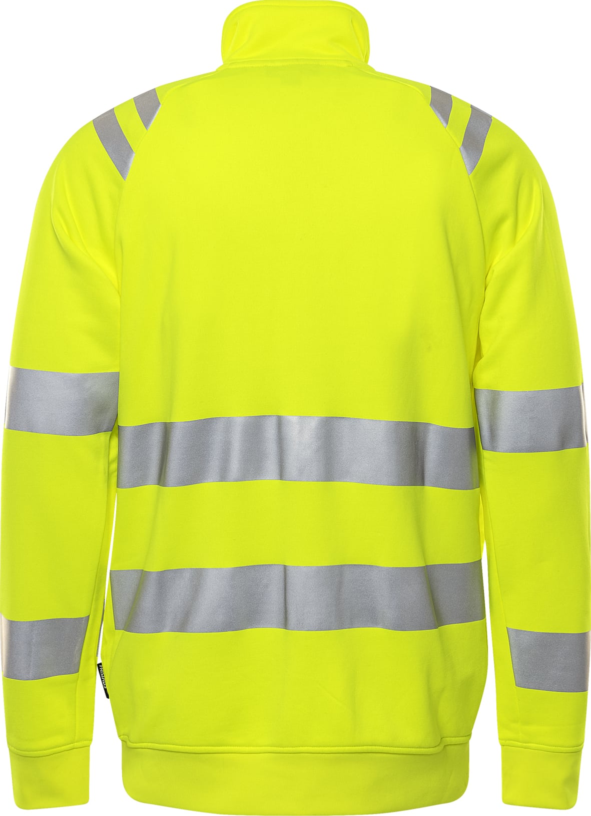 High Vis Green Sweatjacke Kl. 3 7863 GPSW High Vis Green Sweatjacke Kl. 3 7863 GPSW von Fristads in Warnschutz-Gelb, Rückansicht