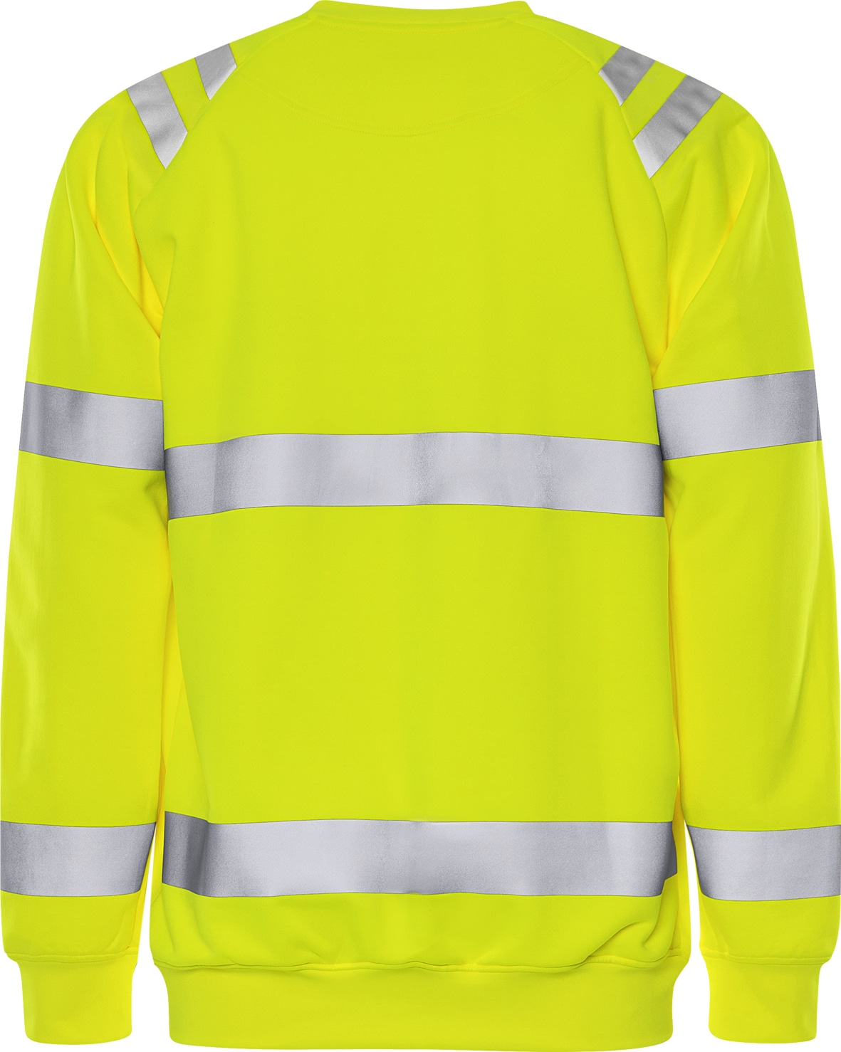 High Vis Green Sweatshirt Kl. 3 7862 GPSW High Vis Green Sweatshirt Kl. 3 7862 GPSW von Fristads in Warnschutz-Gelb, Rückansicht