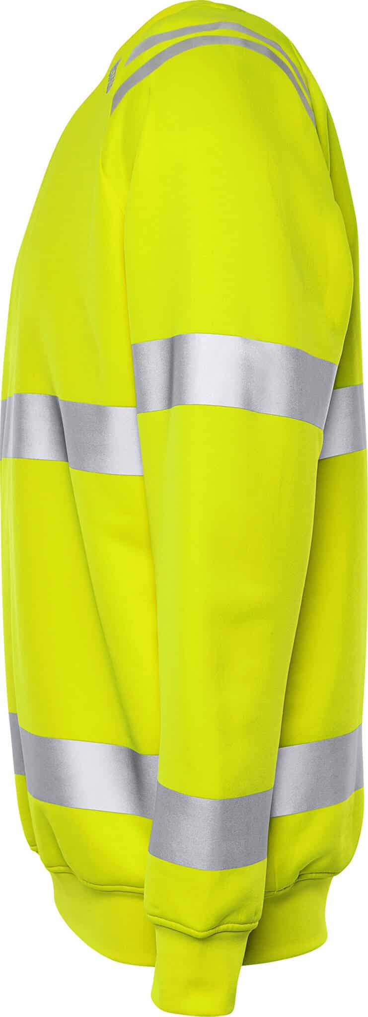 High Vis Green Sweatshirt Kl. 3 7862 GPSW High Vis Green Sweatshirt Kl. 3 7862 GPSW von Fristads in Warnschutz-Gelb, Seitenansicht