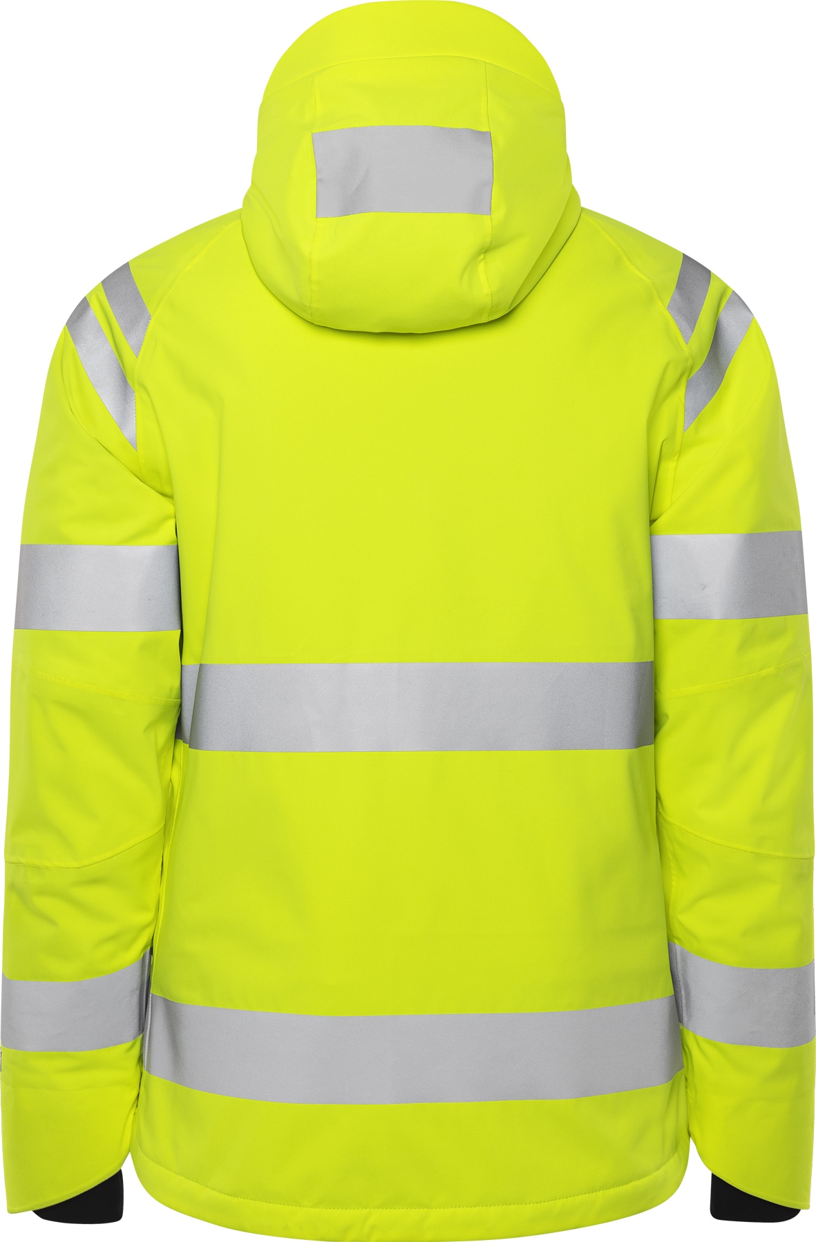 High Vis Green Winterjacke Kl. 3 4682 GLPS High Vis Green Winterjacke Kl. 3 4682 GLPS von Fristads in Warnschutz-Gelb, Rückansicht