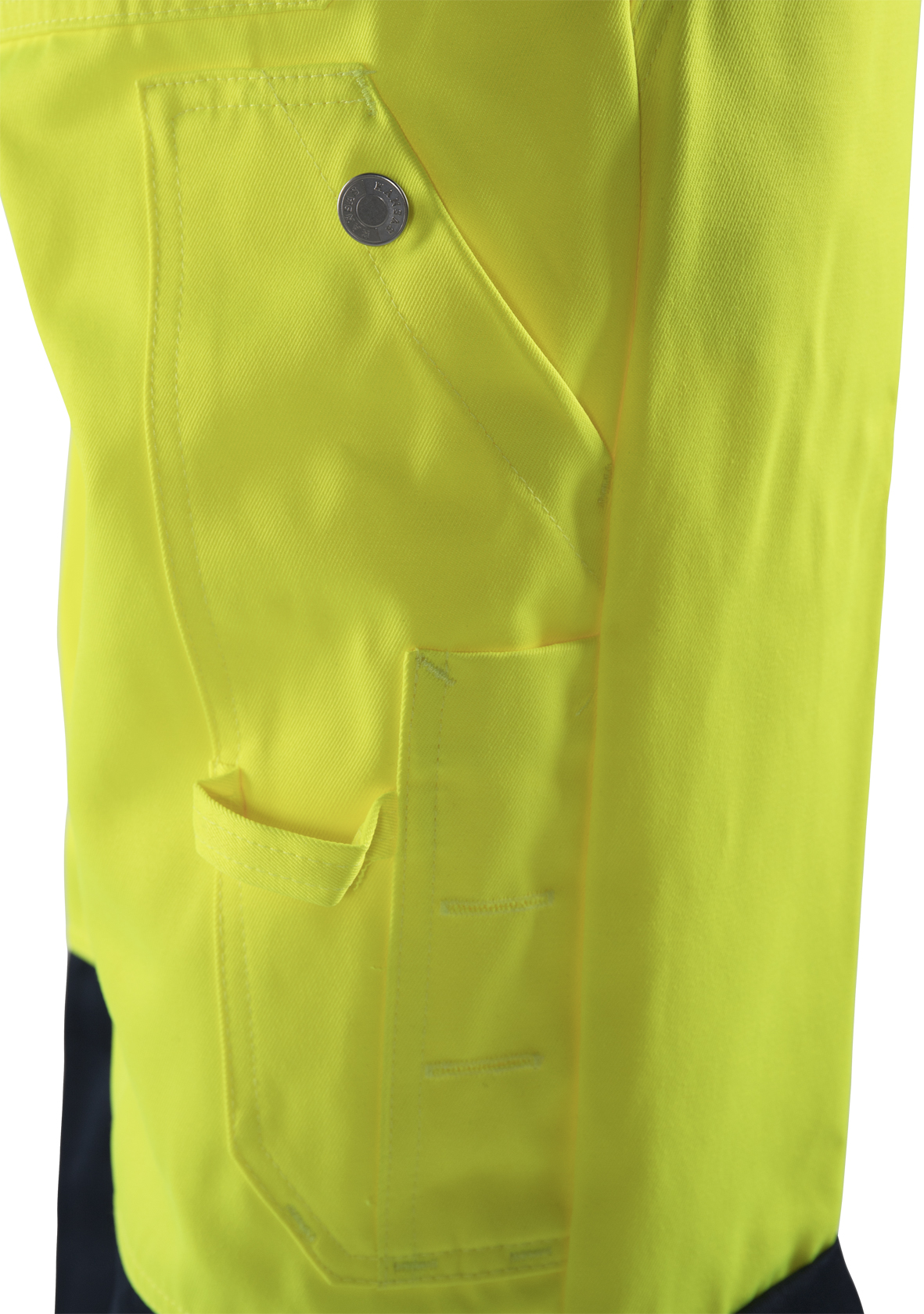 High Vis Latzhose Kl. 2 1001 TH High Vis Latzhose Kl. 2 1001 TH von Fristads, Detail Zollstocktasche mit Stifttasche