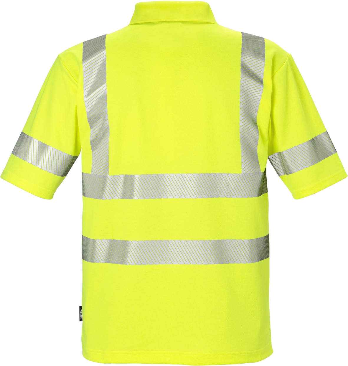 High Vis Poloshirt Kl. 2 7406 GPHV High Vis Poloshirt Kl. 2 7406 GPHV von Fristads in Warnschutz-Gelb, Rückansicht