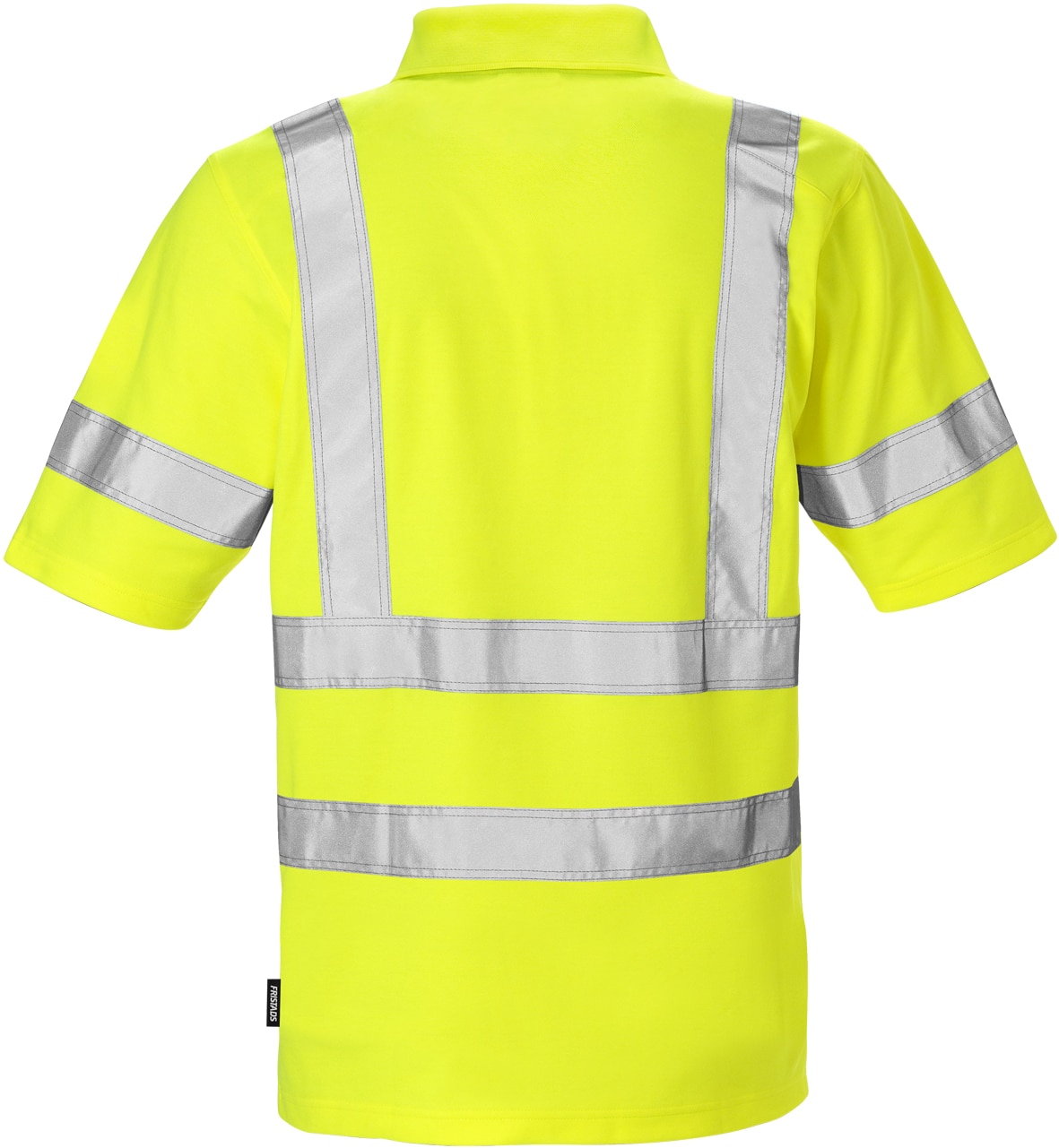 High Vis Poloshirt Kl. 3 7025 PHV High Vis Poloshirt Kl. 3 7025 PHV von Fristads in Warnschutz-Gelb, Rückansicht