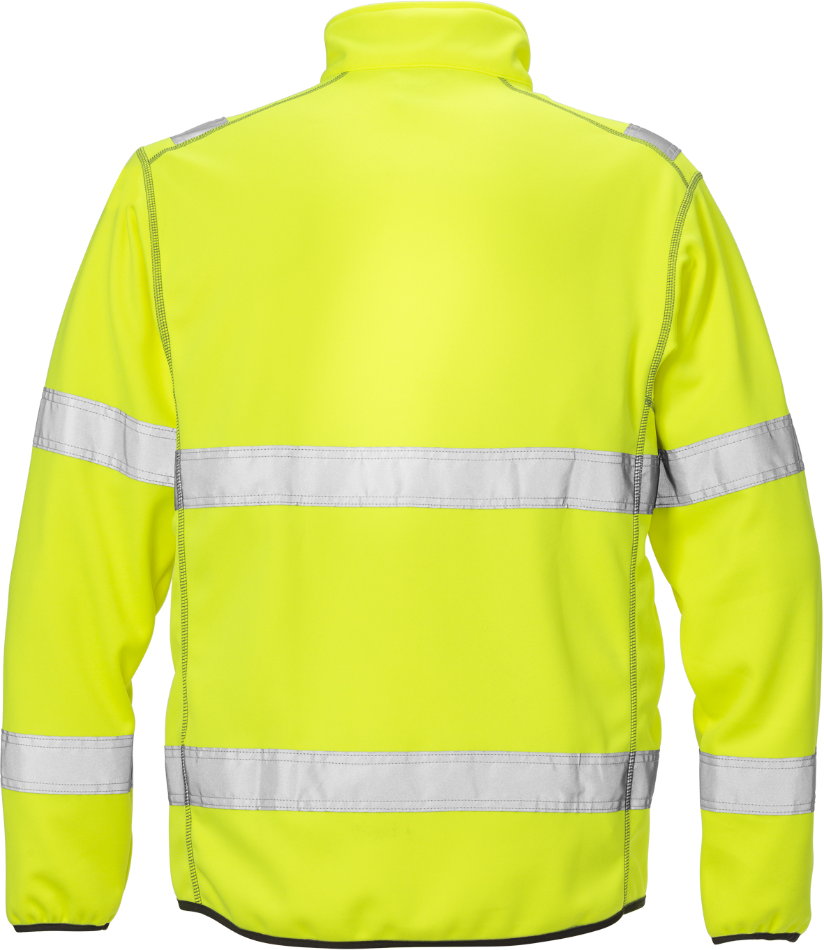 High Vis Softshell-Jacke Kl. 3 4840 SSL High Vis Softshell-Jacke Kl. 3 4840 SSL von Fristads in Warnschutz-Gelb, Rückansicht