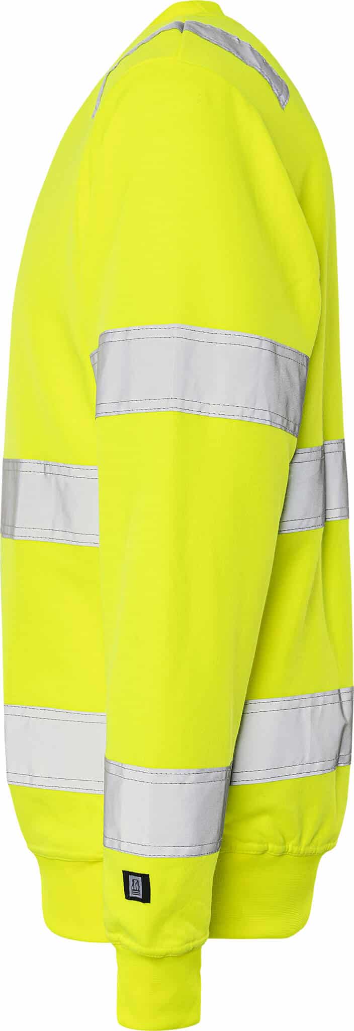 High Vis Sweatshirt Kl. 3 7446 SHV High Vis Sweatshirt Kl. 3 7446 SHV von Fristads in Warnschutz-Gelb, Seitenansicht