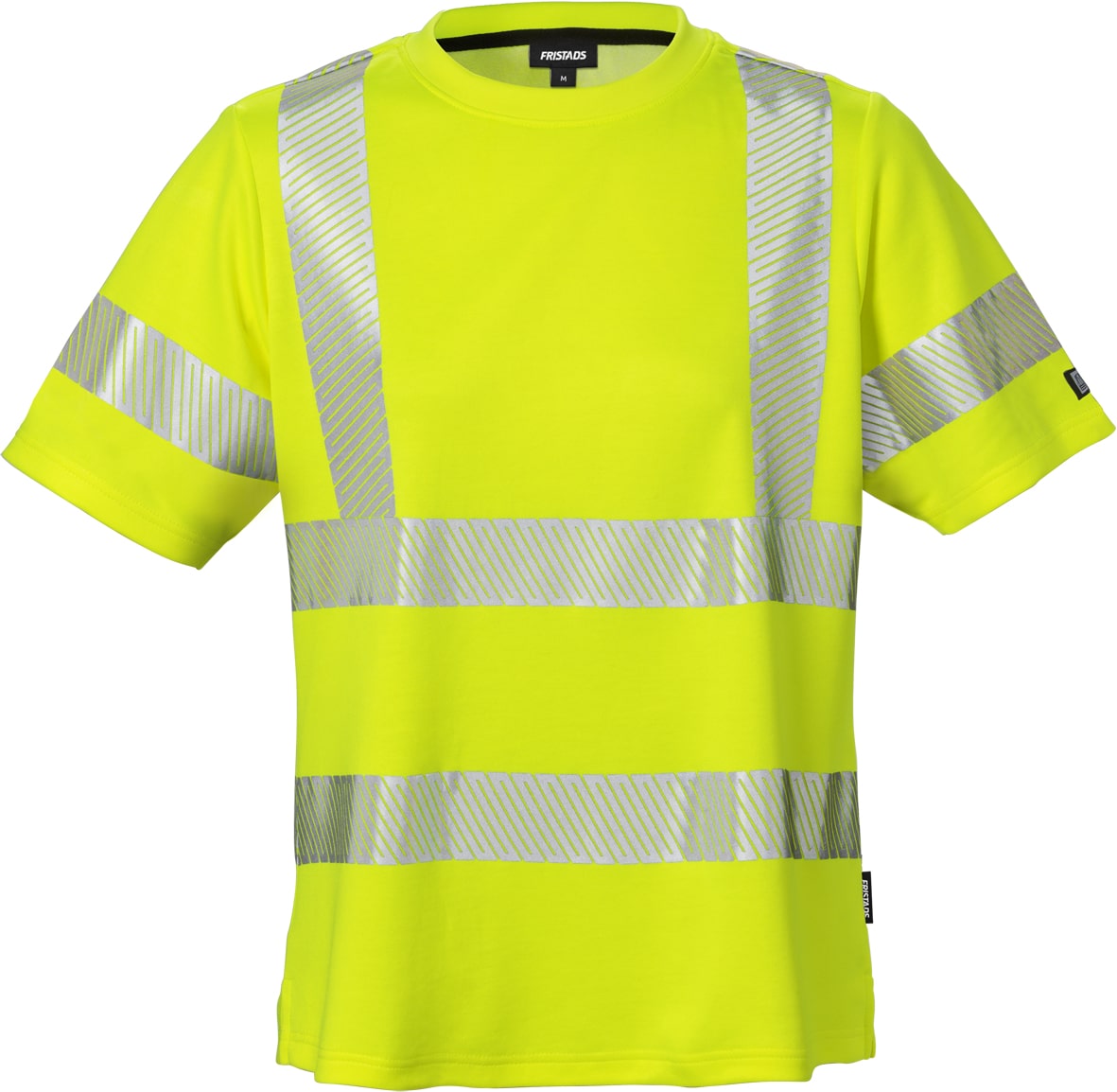 High Vis T-Shirt Damen Kl. 2 7458 THV von Fristads in Warnschutz-Gelb, Vorderansicht High Vis T-Shirt Damen Kl. 2 7458 THV