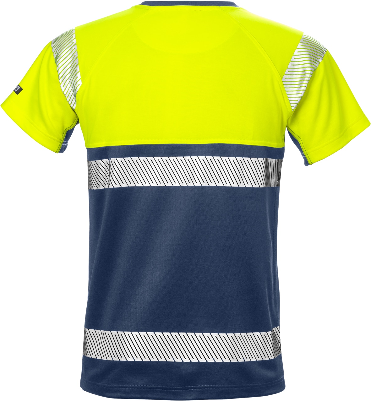 High Vis T-Shirt Kl. 1 7518 THV High Vis T-Shirt Kl. 1 7518 THV von Fristads in Warnschutz-Gelb/Marine, Rückansicht