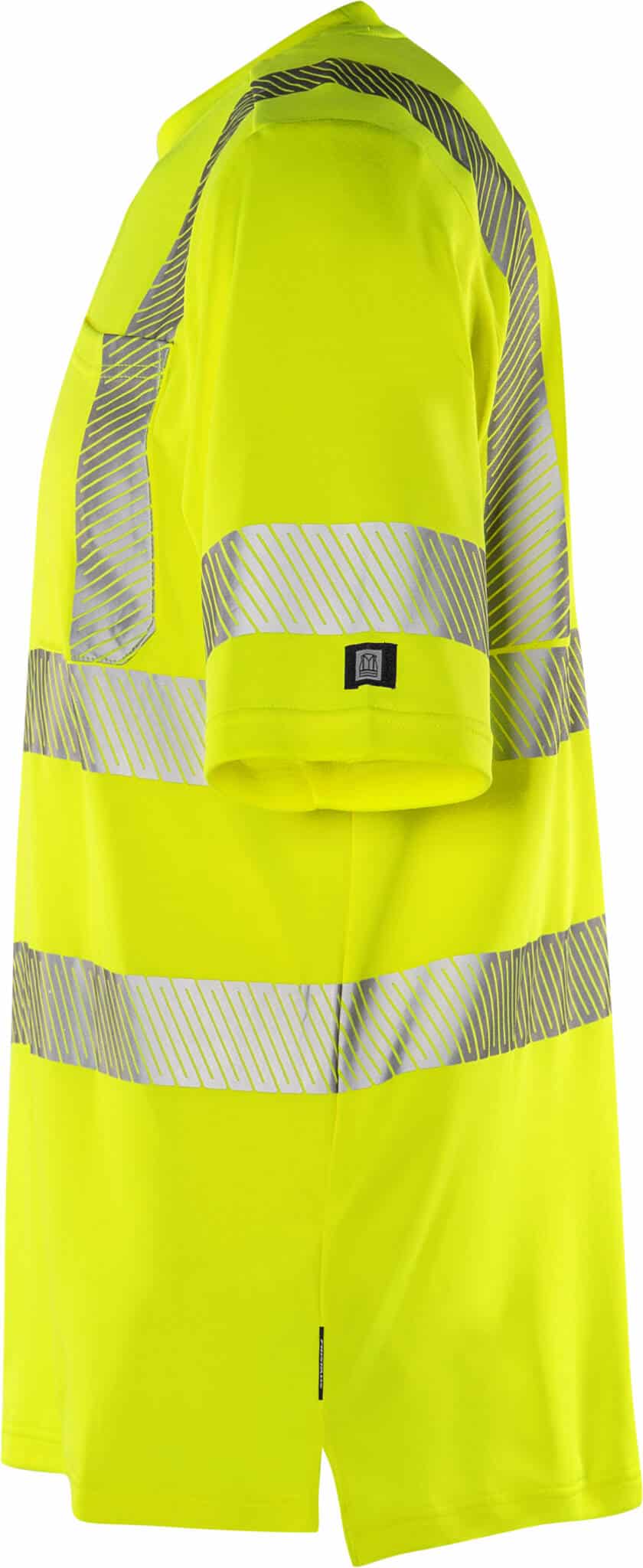 High Vis T-Shirt Kl. 2 7407 THV High Vis T-Shirt Kl. 2 7407 THV von Fristads in Warnschutz-Gelb, Seitenansicht