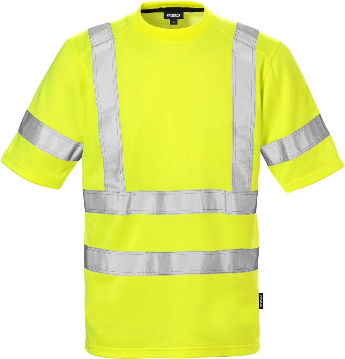 High Vis T-Shirt Kl. 3 7024 THV von Fristads in Warnschutz-Gelb, Vorderansicht High Vis T-Shirt Kl. 3 7024 THV