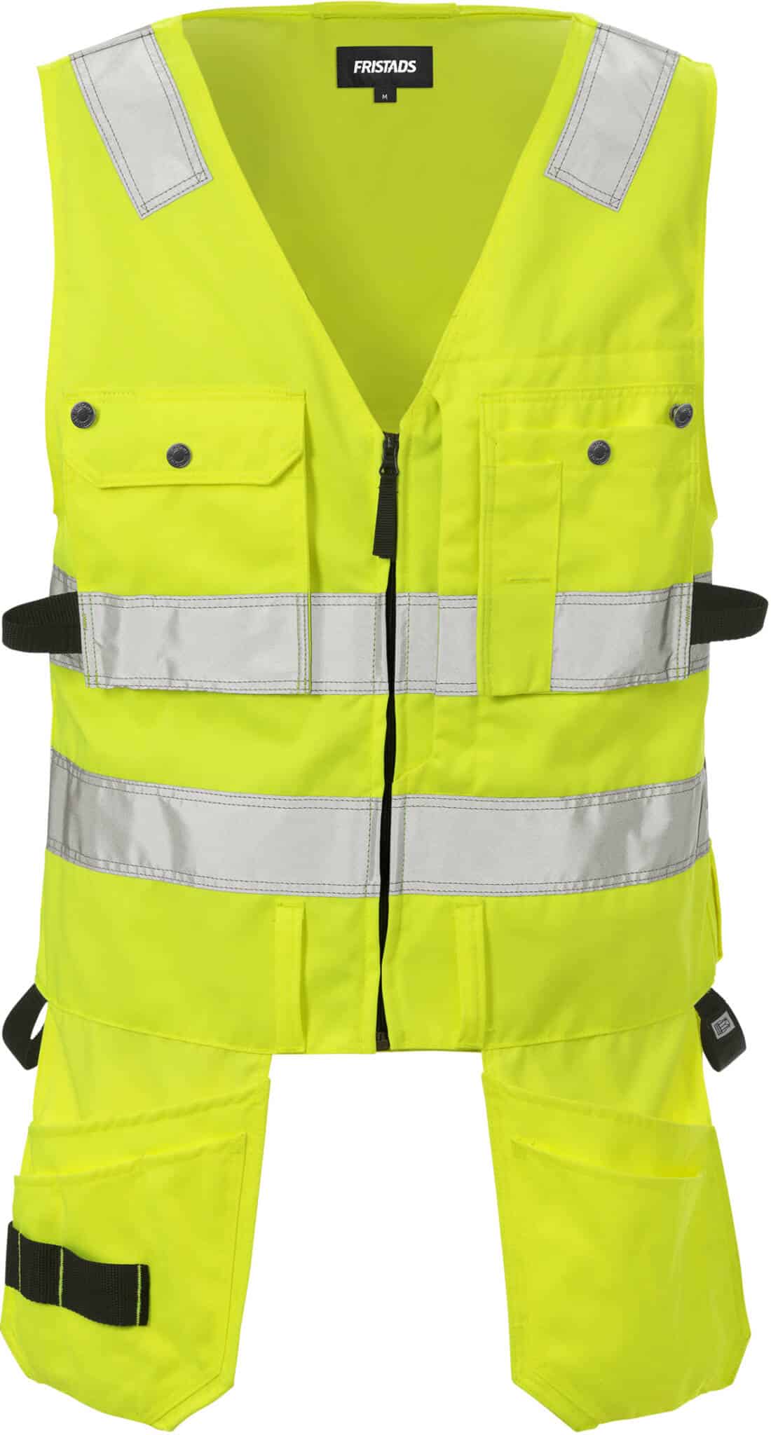 High Vis Weste Kl. 2 5003 GPLU von Fristads in Warnschutz-Gelb, Vorderansicht High Vis Weste Kl. 2 5003 GPLU
