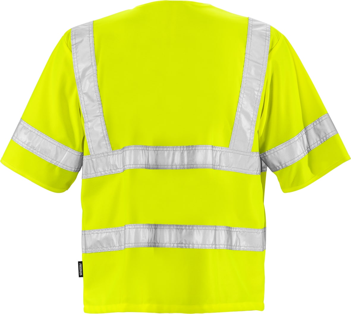 High Vis Weste Kl. 3 500 NV High Vis Weste Kl. 3 500 NV von Fristads in Warnschutz-Gelb, Rückansicht