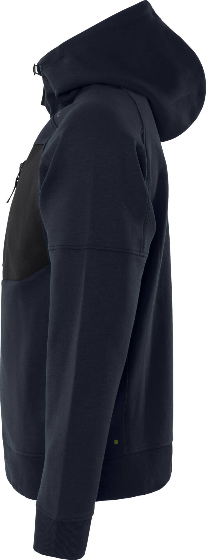Kapuzen-Sweatjacke 7831 GKI Kapuzen-Sweatjacke 7831 GKI von Fristads in Dunkel Marineblau, Seitenansicht