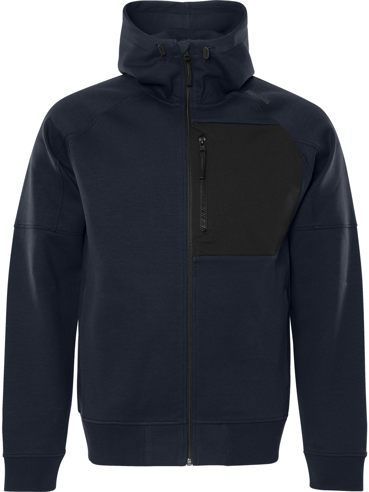 Kapuzen-Sweatjacke 7831 GKI von Fristads in Dunkel Marineblau, Vorderansicht Kapuzen-Sweatjacke 7831 GKI