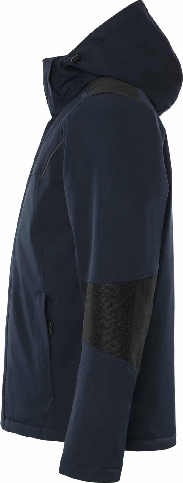 Softshell-Stretch-Winterjacke 1421 GSW Softshell-Stretch-Winterjacke 1421 GSW von Fristads in Dunkel Marineblau, Seitenansicht