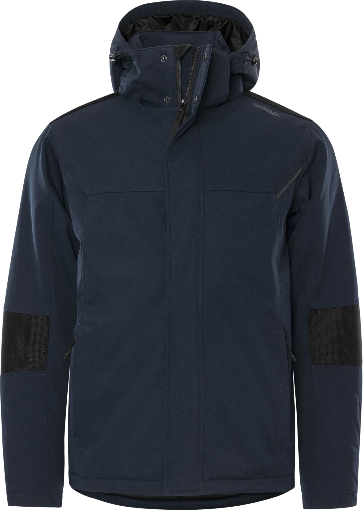 Softshell-Stretch-Winterjacke 1421 GSW von Fristads in Dunkel Marineblau, Vorderansicht Softshell-Stretch-Winterjacke 1421 GSW