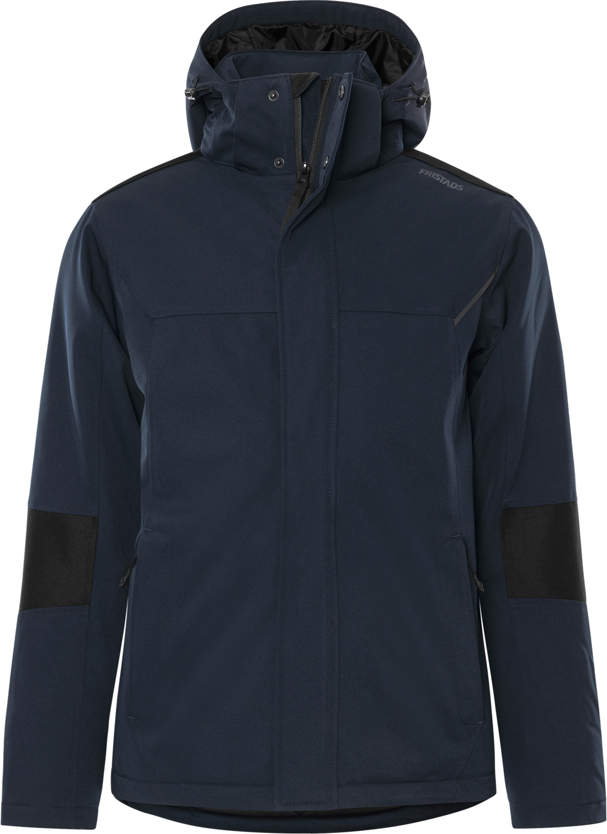 Softshell-Stretch-Winterjacke Damen 1420 GSW von Fristads in Dunkel Marineblau, Vorderansicht Softshell-Stretch-Winterjacke Damen 1420 GSW
