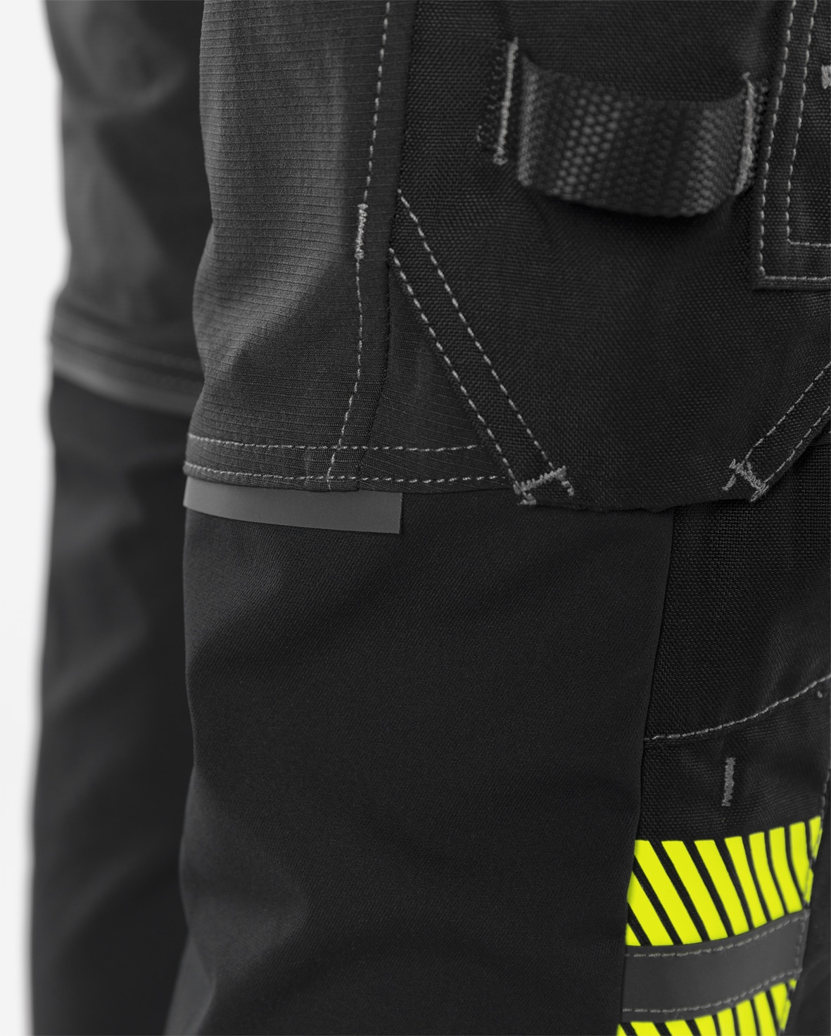 Stretch-Handwerkerhose 2566 GSTP Stretch-Handwerkerhose 2566 GSTP von Fristads, Detail Reflexstreifen am Knie