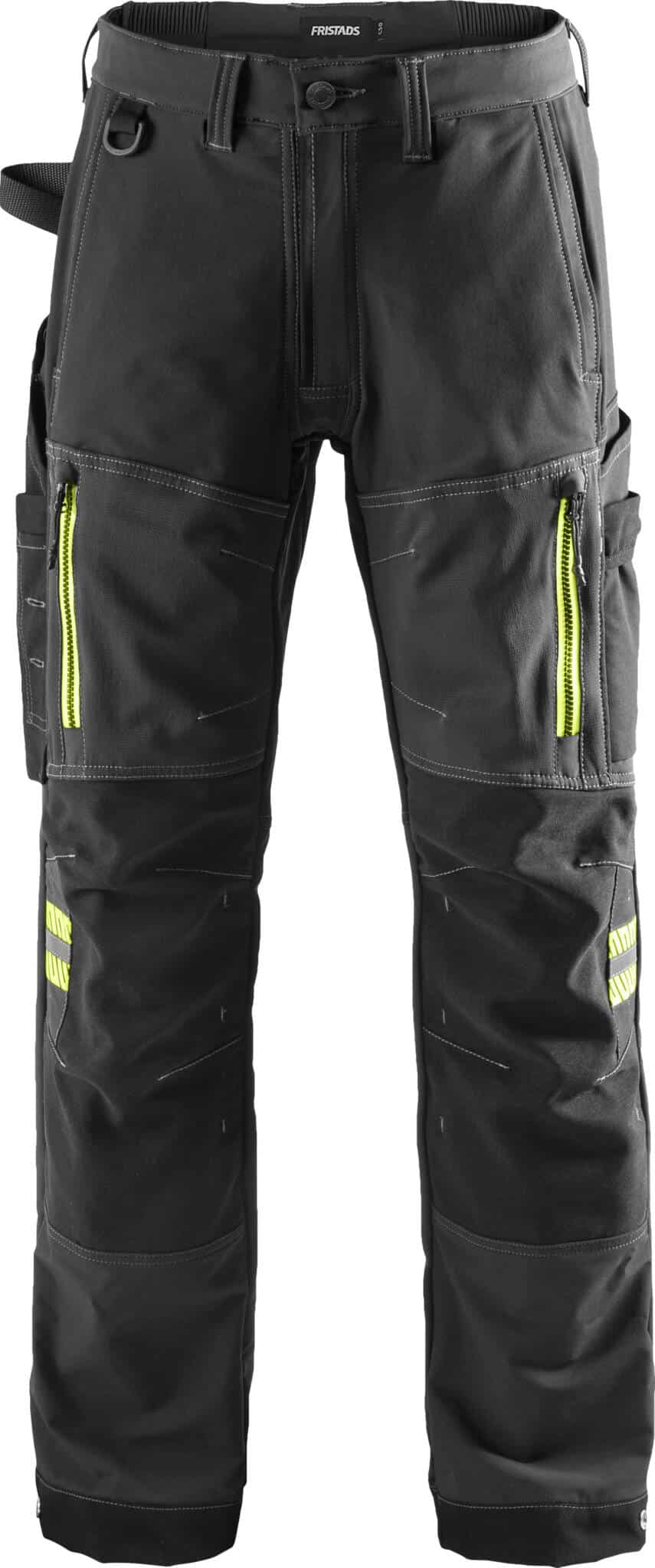 Stretch-Hose 2578 STP von Fristads in Schwarz, Vorderansicht Stretch-Hose 2578 STP