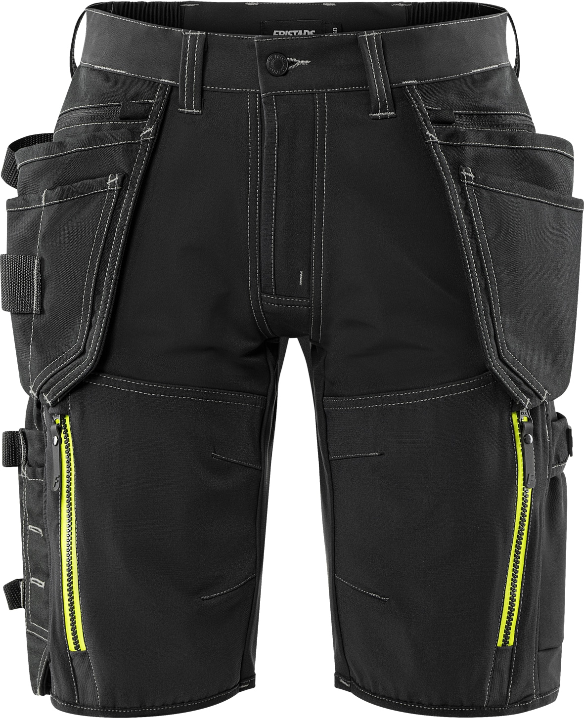 Stretch-Shorts 2567 STP von Fristads in Schwarz, Vorderansicht Stretch-Shorts 2567 STP