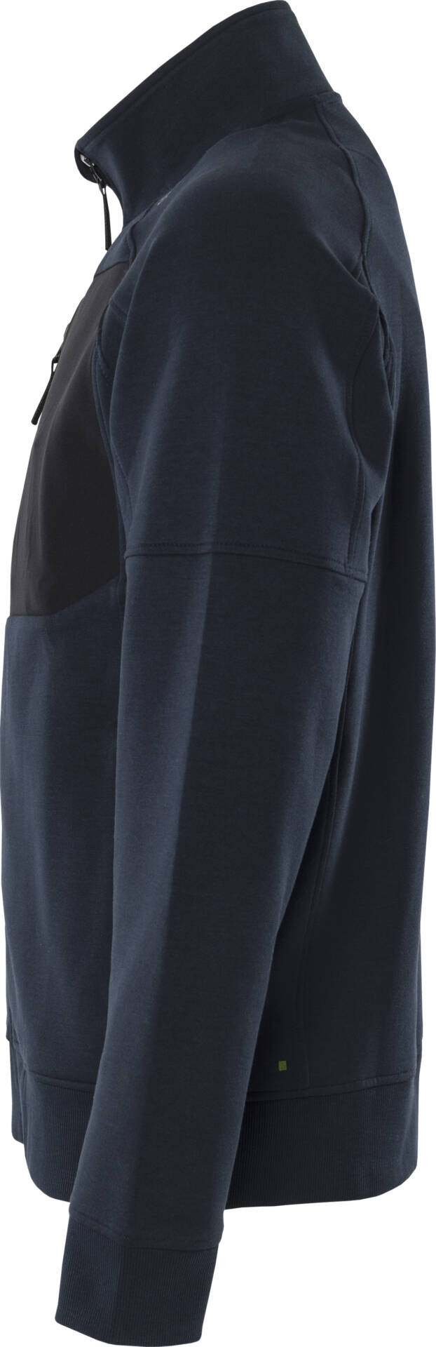 Sweatjacke 7830 GKI Sweatjacke 7830 GKI von Fristads in Dunkel Marineblau, Seitenansicht