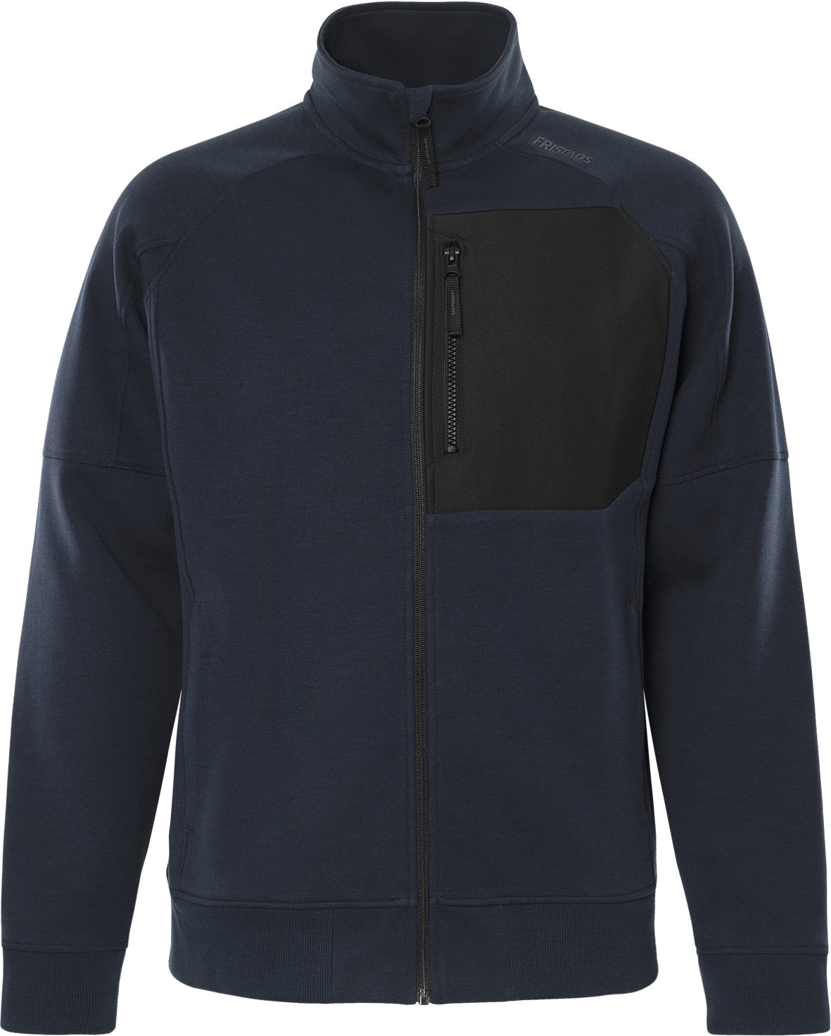 Sweatjacke Damen 7832 GKI von Fristads in Dunkel Marineblau, Vorderansicht Sweatjacke Damen 7832 GKI