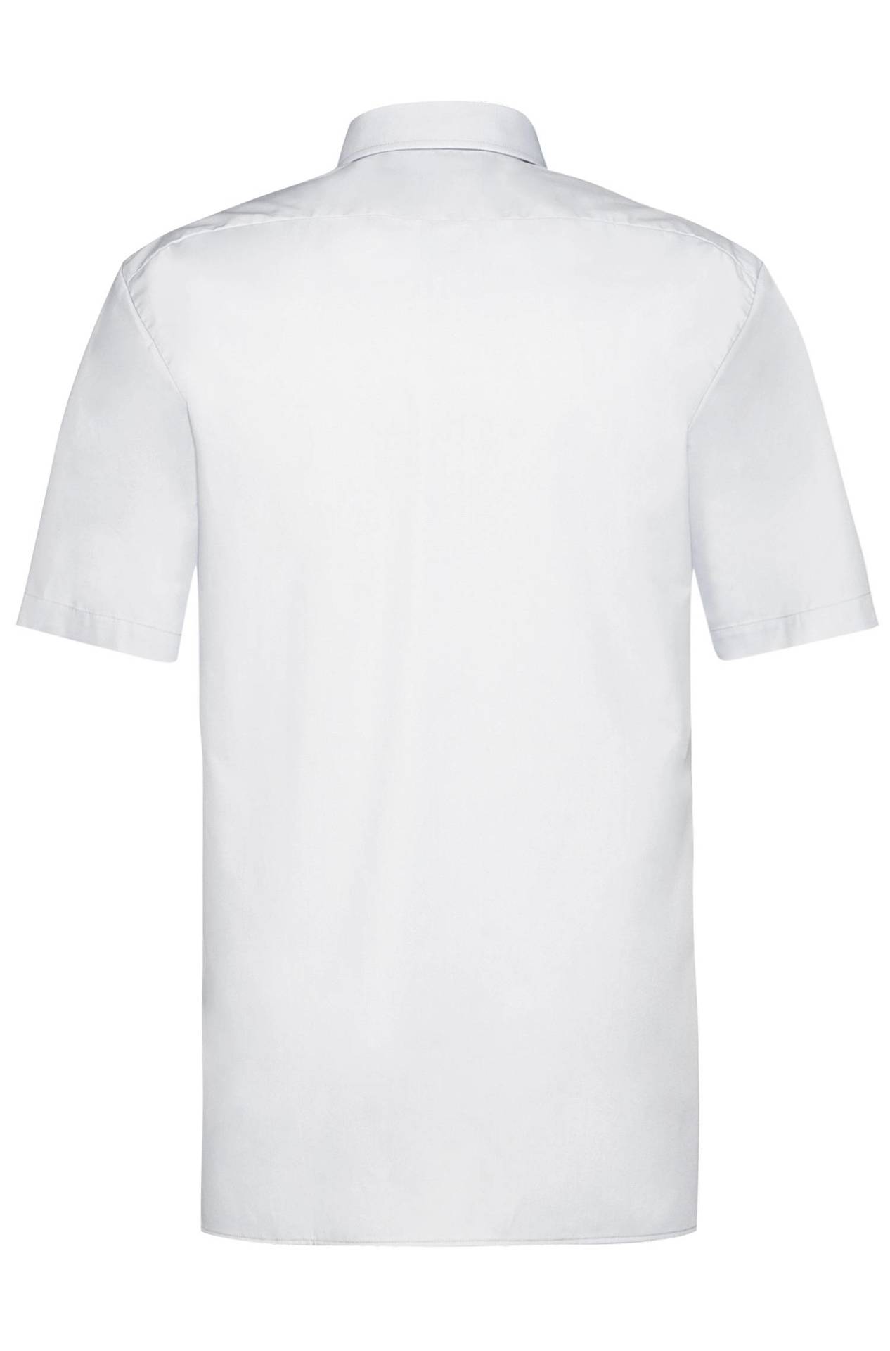 Herren-Hemd Kurzarm Basic Herren-Hemd Kurzarm Basic 6666.1120 in Weiss, Rückansicht