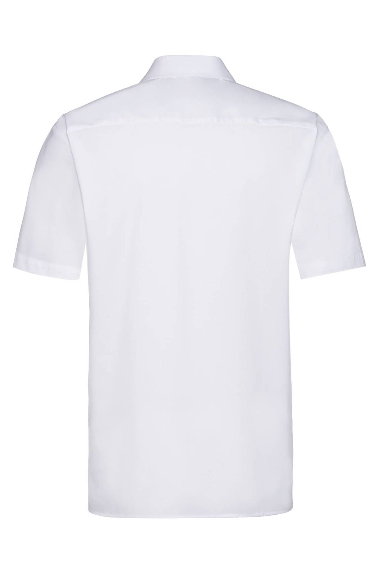 Herren-Hemd Kurzarm Comfort Fit Basic Herren-Hemd Kurzarm Comfort Fit Basic 6601.1120 in Weiss, Rückansicht