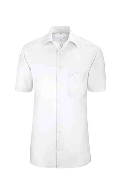 Herren-Hemd Kurzarm Leasing 67510.1220, Weiss Herren-Hemd Kurzarm Leasing