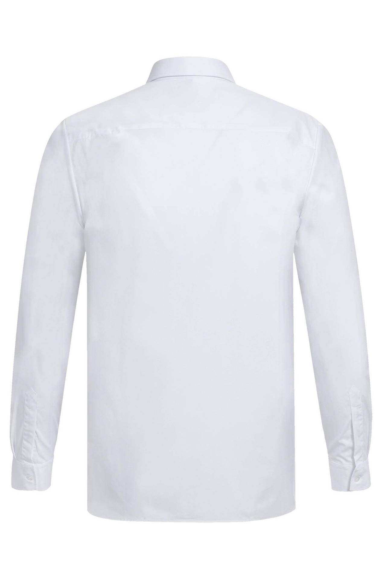 Herren-Hemd Langarm Comfort Fit Basic Herren-Hemd Langarm Comfort Fit Basic 6600.1120 in Weiss, Rückansicht