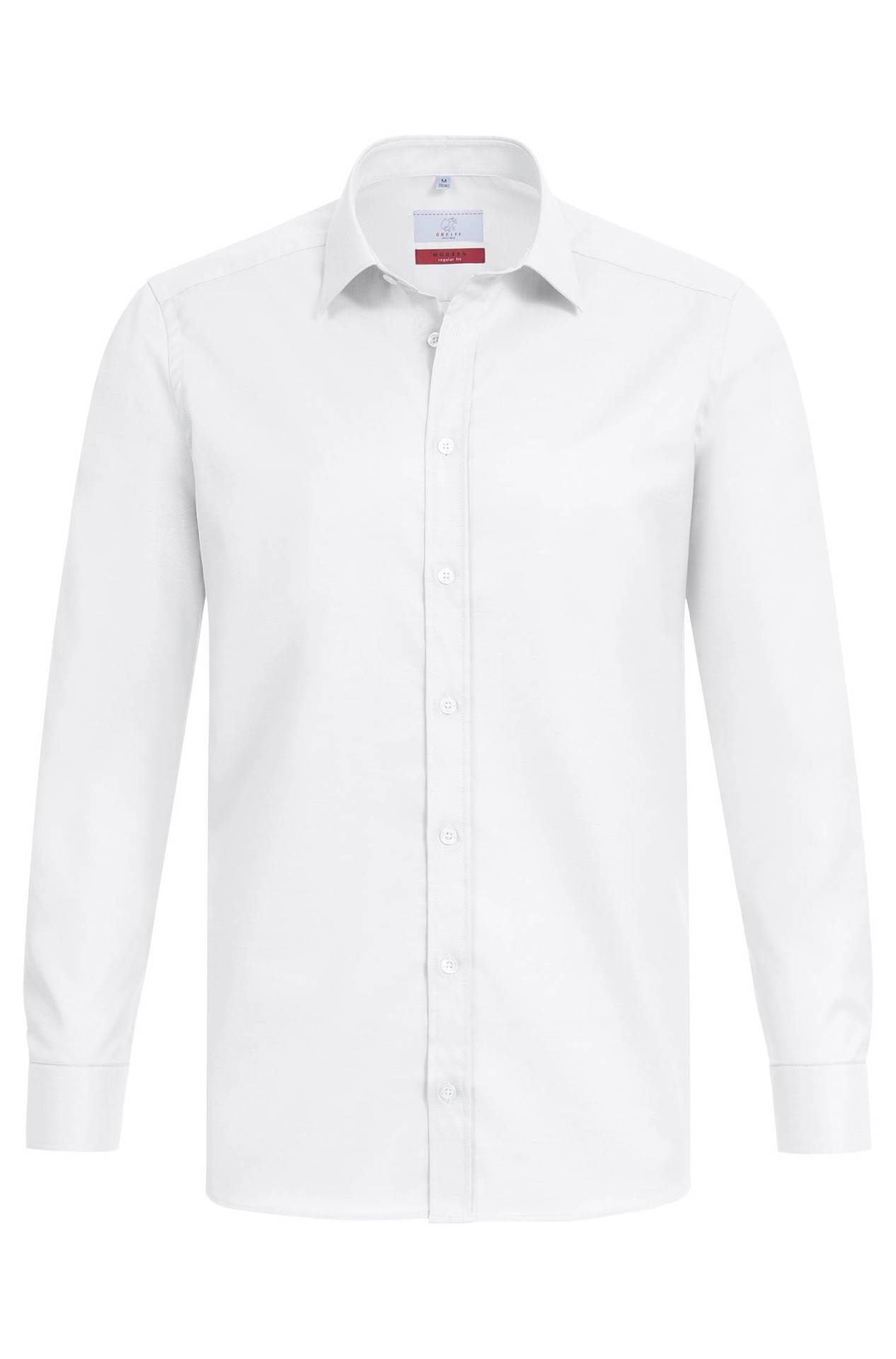 Herren-Hemd Langarm Modern 37.5 6727.1770, Weiss Herren-Hemd Langarm Modern 37.5