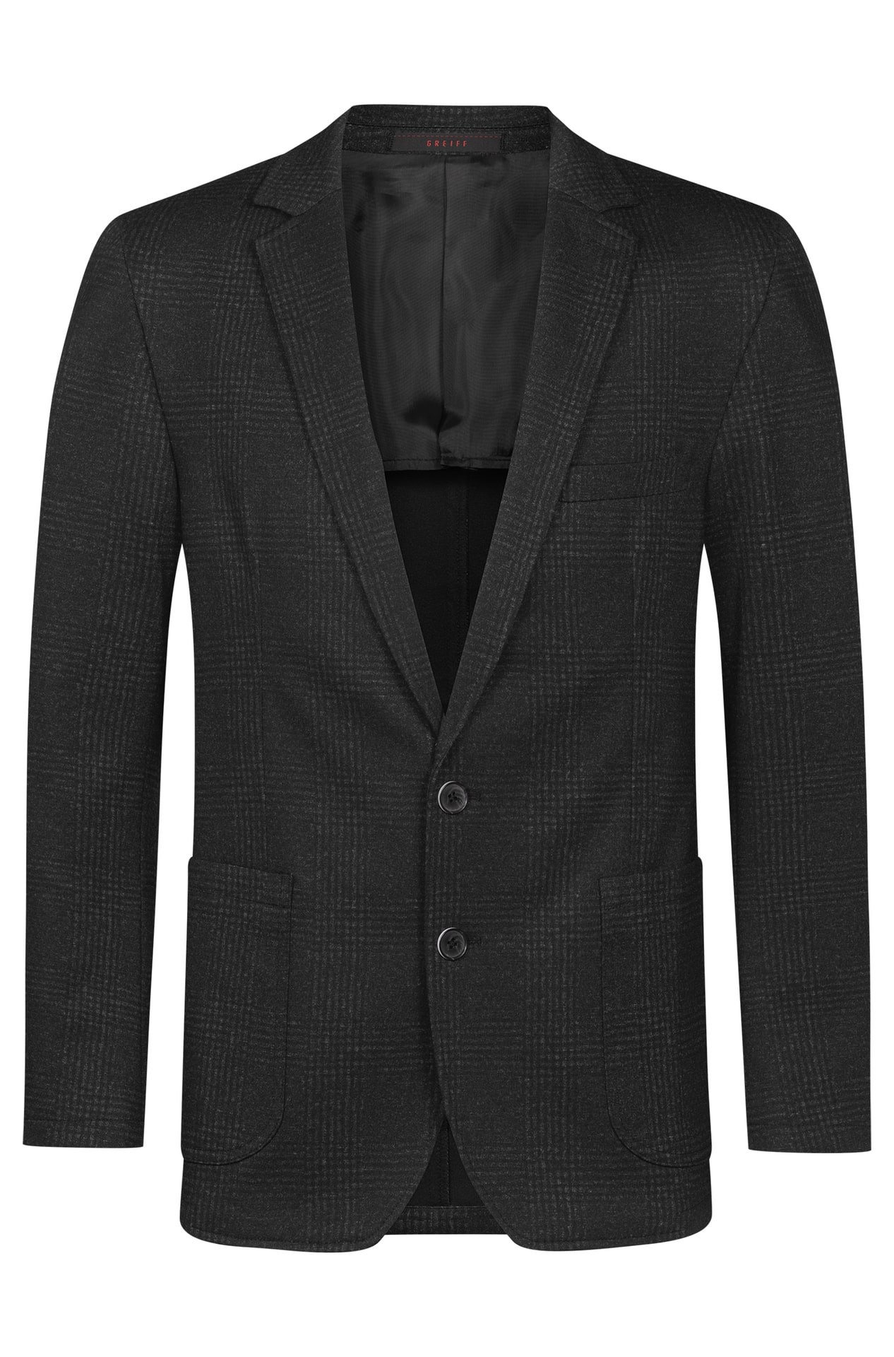 Herren-Jerseysakko Casual 1139.2120, Glencheck anthrazit Herren-Jerseysakko Casual Glencheck