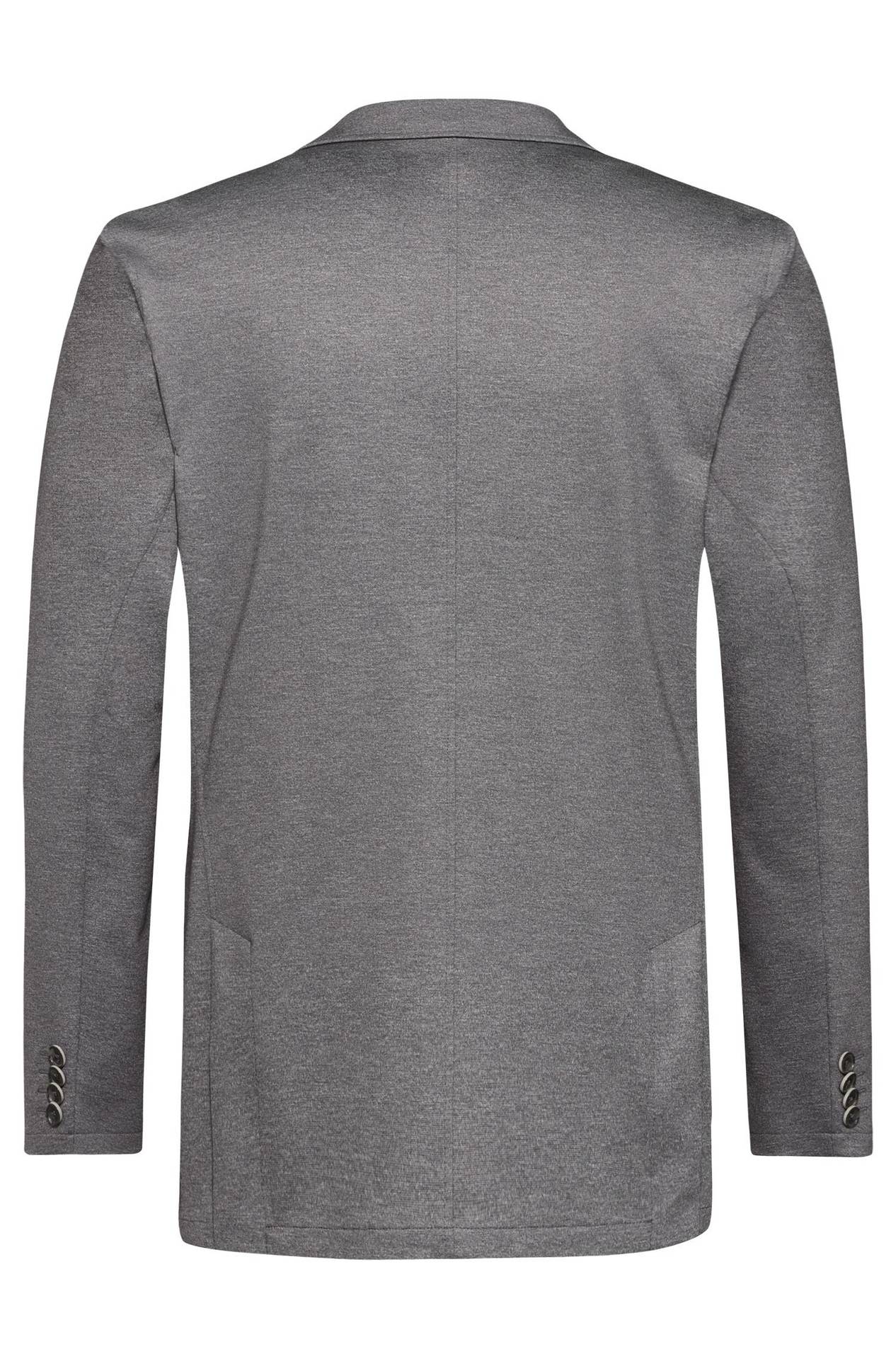 Herren-Jerseysakko Casual helle Melange Herren-Jerseysakko Casual 1139.2155 in Hellgrau meliert, Rückansicht