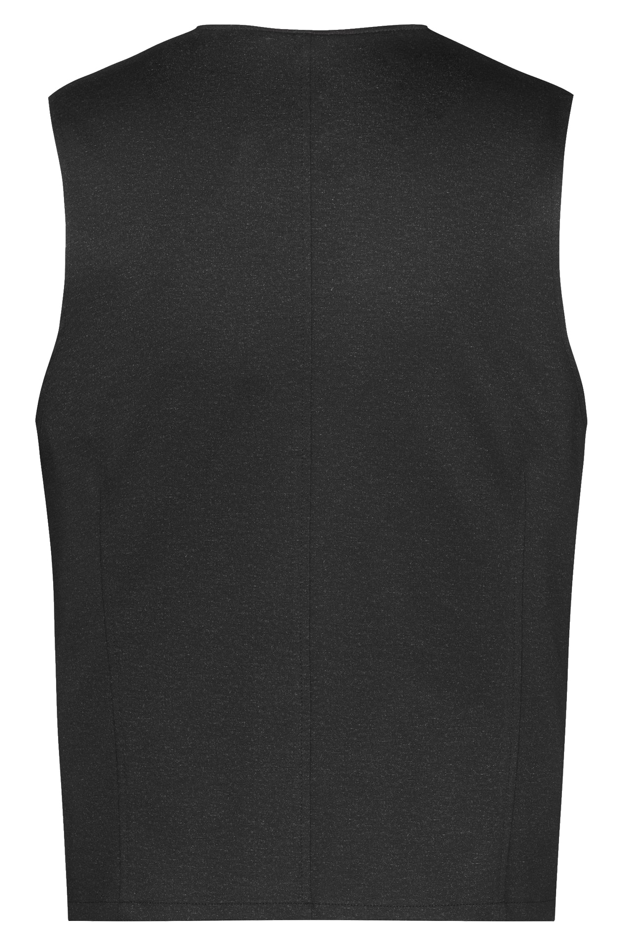 Herren-Jerseyweste Casual Melange Herren-Jerseyweste Casual 1631.2125 in Anthrazit meliert, Rückansicht