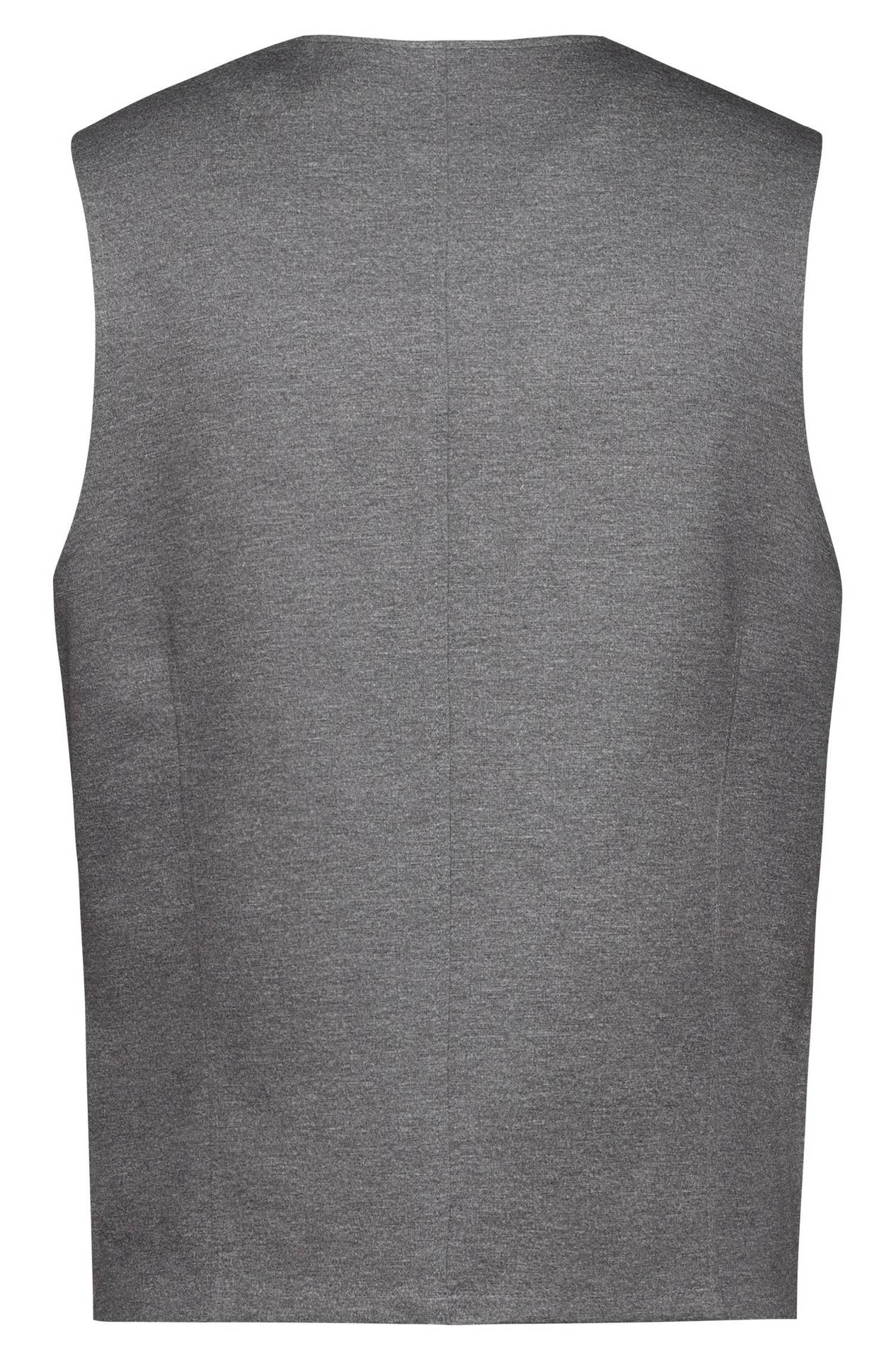 Herren-Jerseyweste Casual helle Melange Herren-Jerseyweste Casual 1631.2155 in Hellgrau meliert, Rückansicht